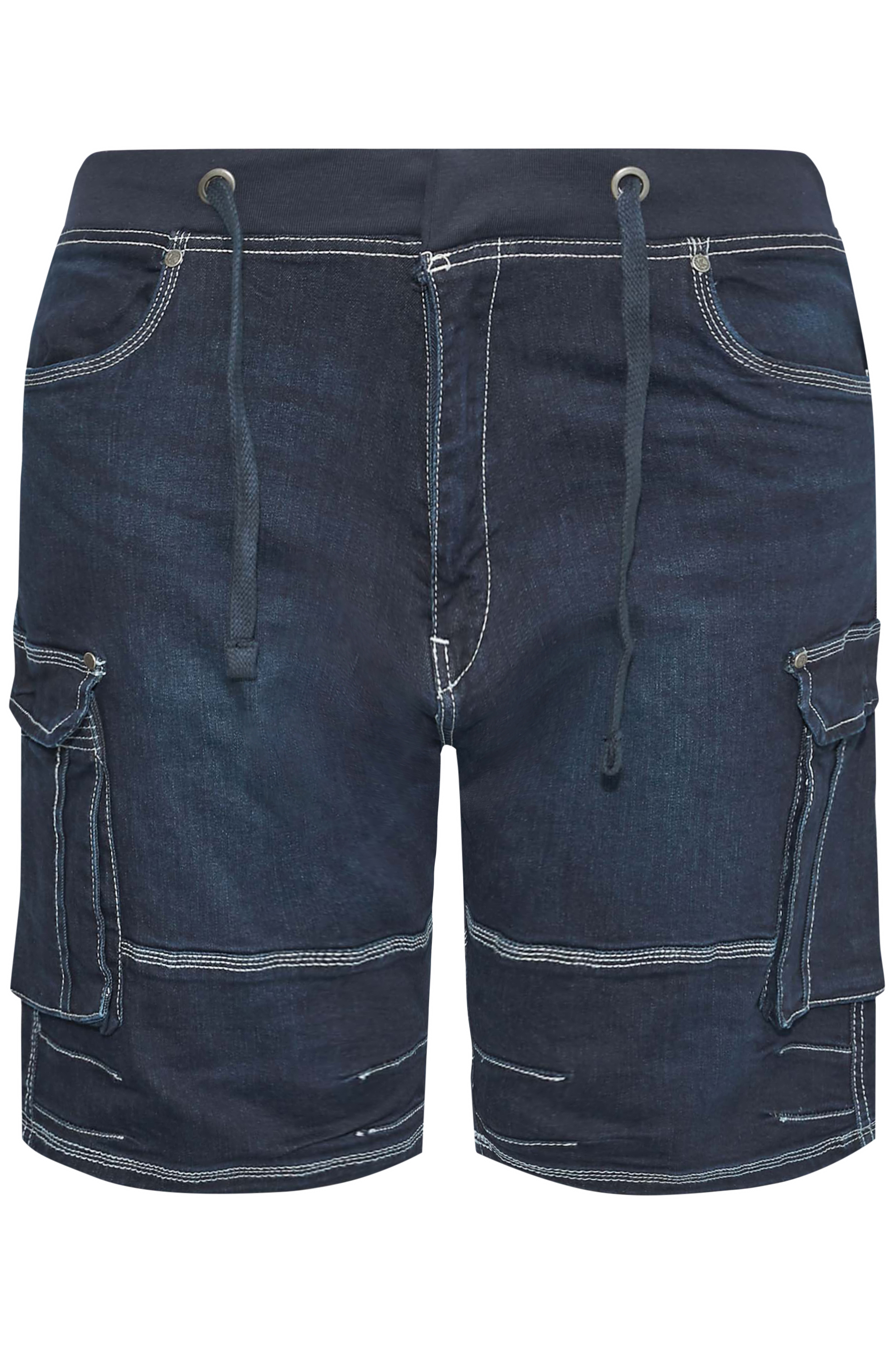 KAM Dark Blue Denim Shorts | BadRhino 4