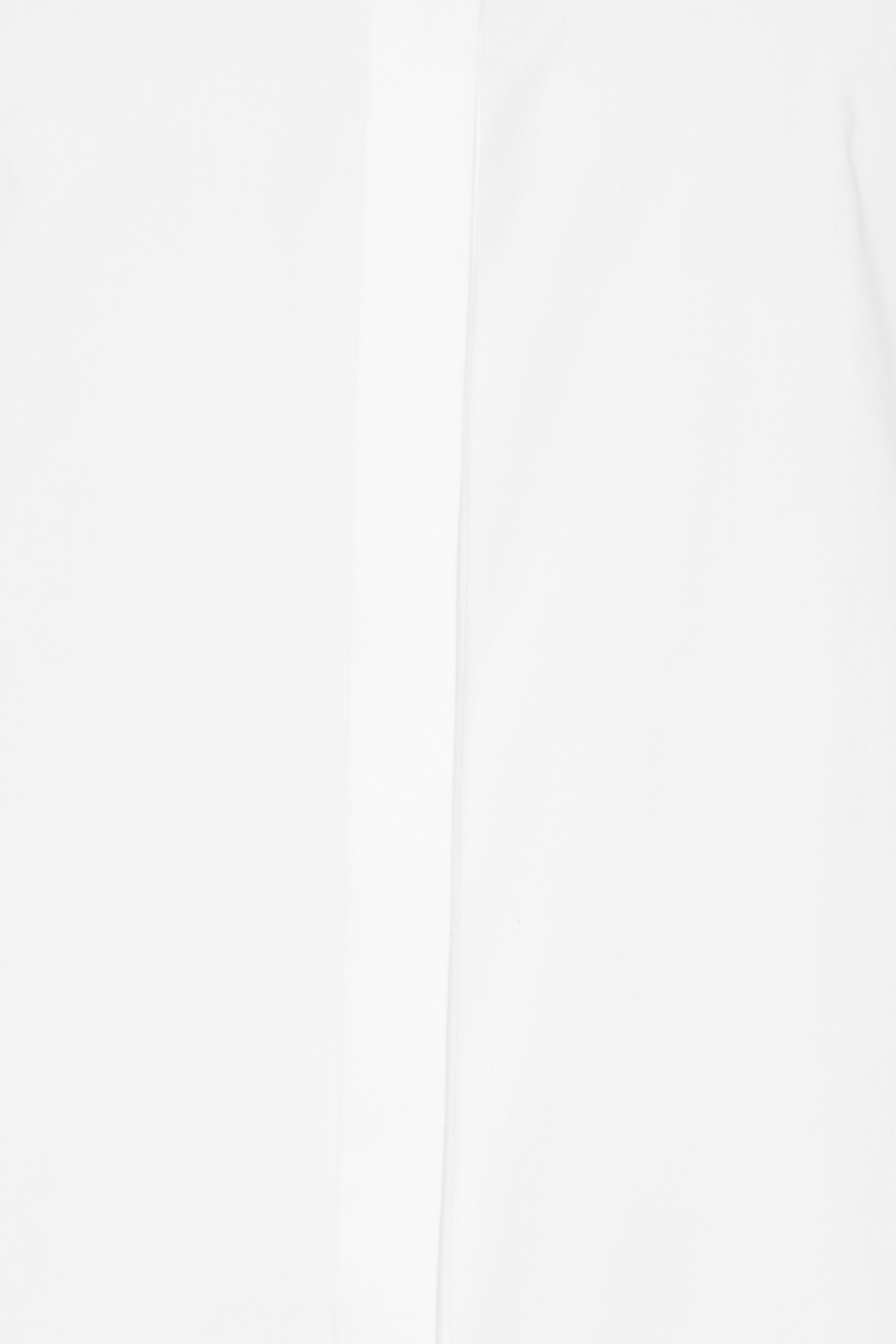 BadRhino Big & Tall White Long Sleeve Formal Shirt | BadRhino 2