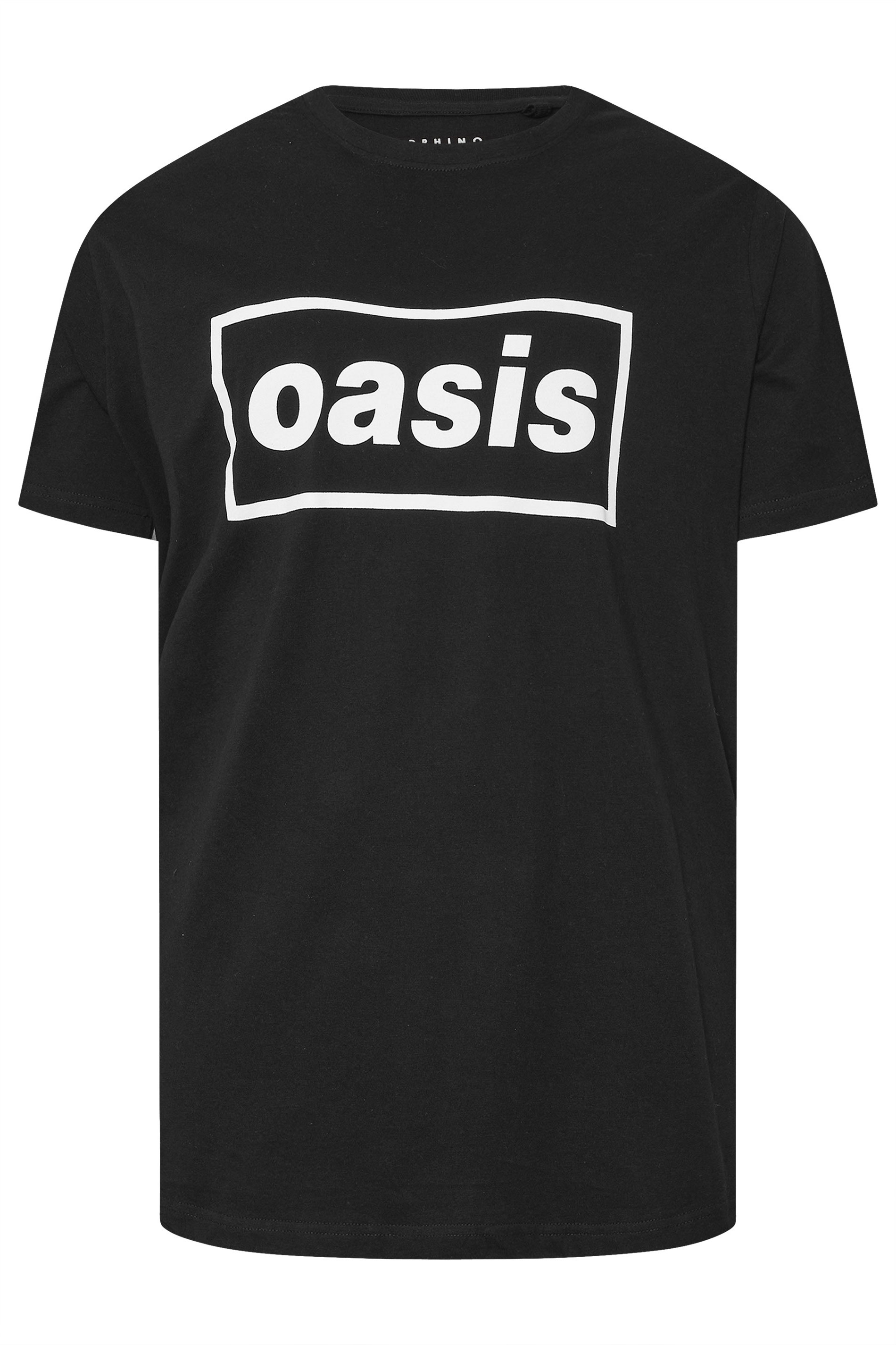 BadRhino Big & Tall Black Printed Oasis T-Shirt | BadRhino 6