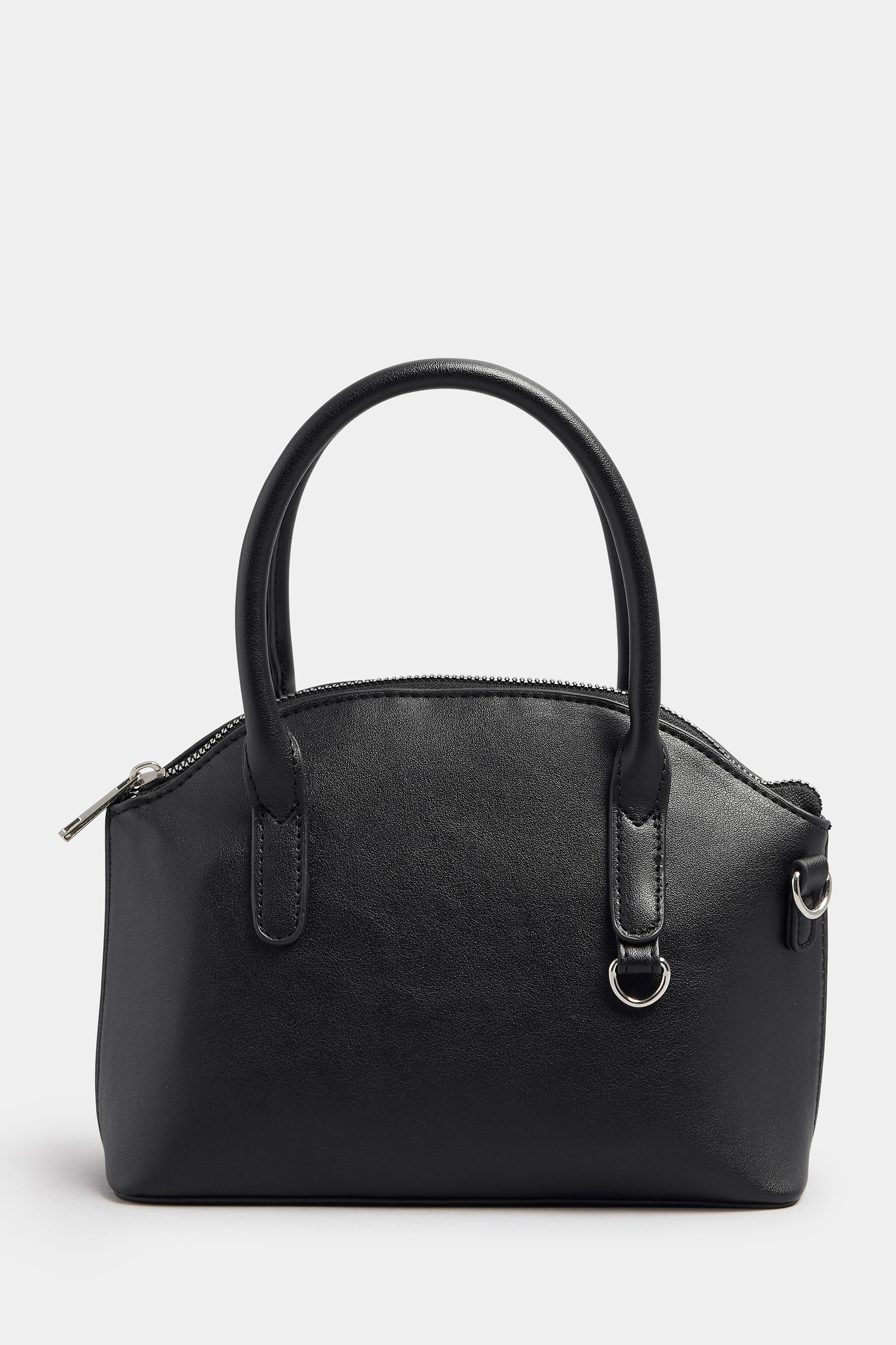 Black Contrast Strap Cross Body Bag | Yours Clothing 2