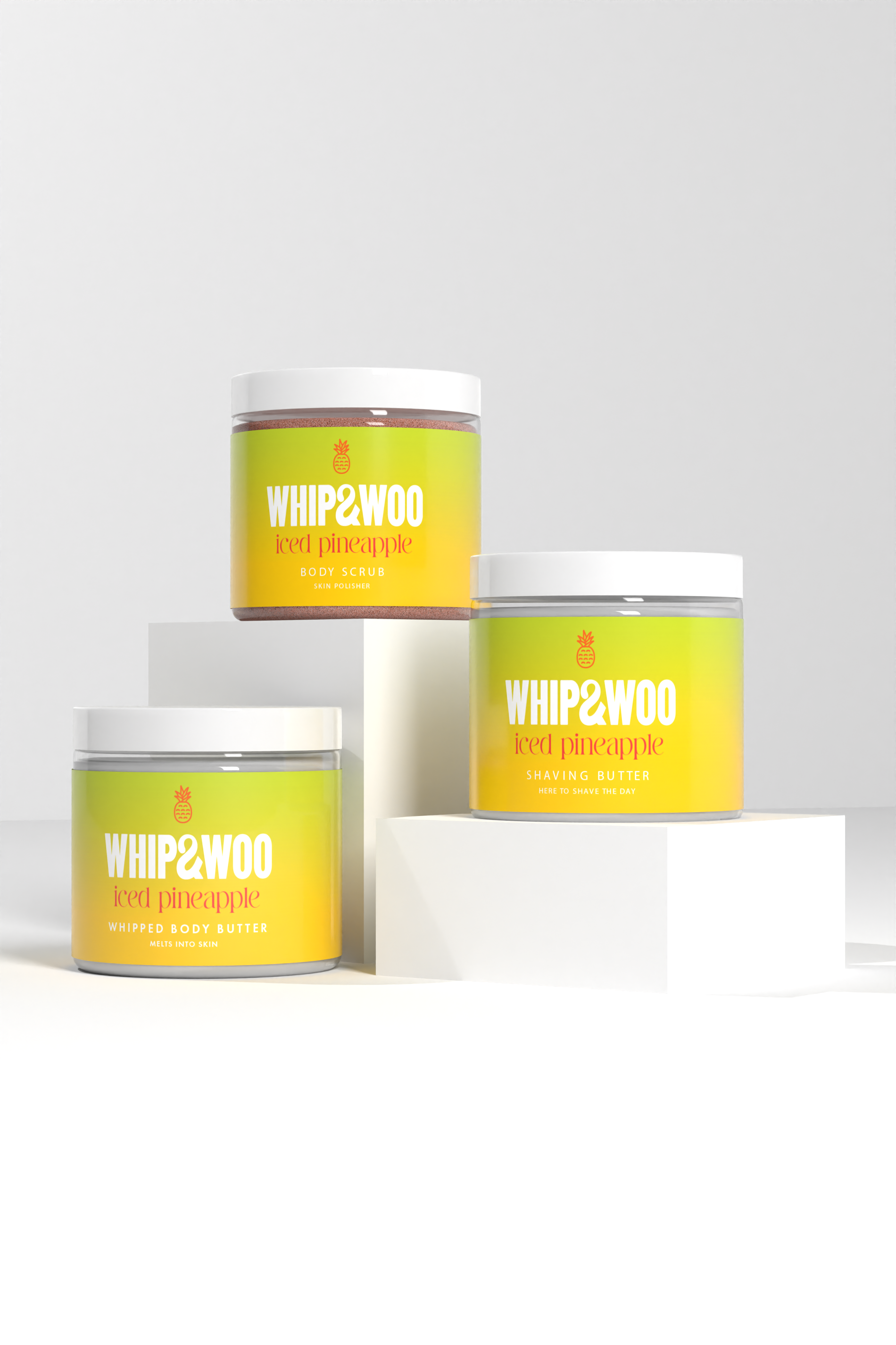 Iced Pineapple Shave Routine Bundle | Whip&Woo 1