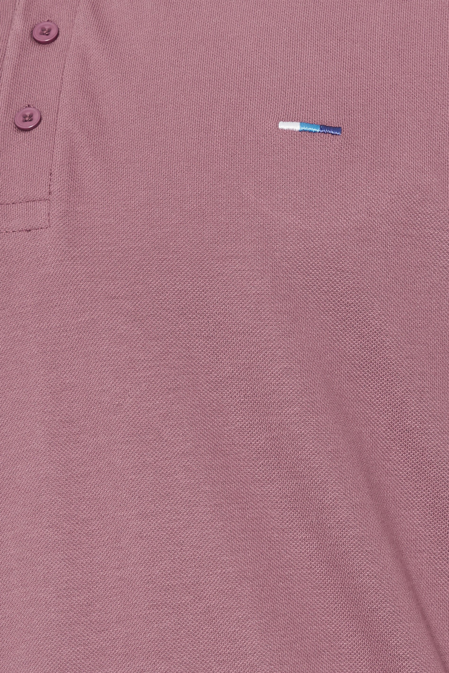 BadRhino Big & Tall Purple Tipped Polo Shirt | BadRhino 5