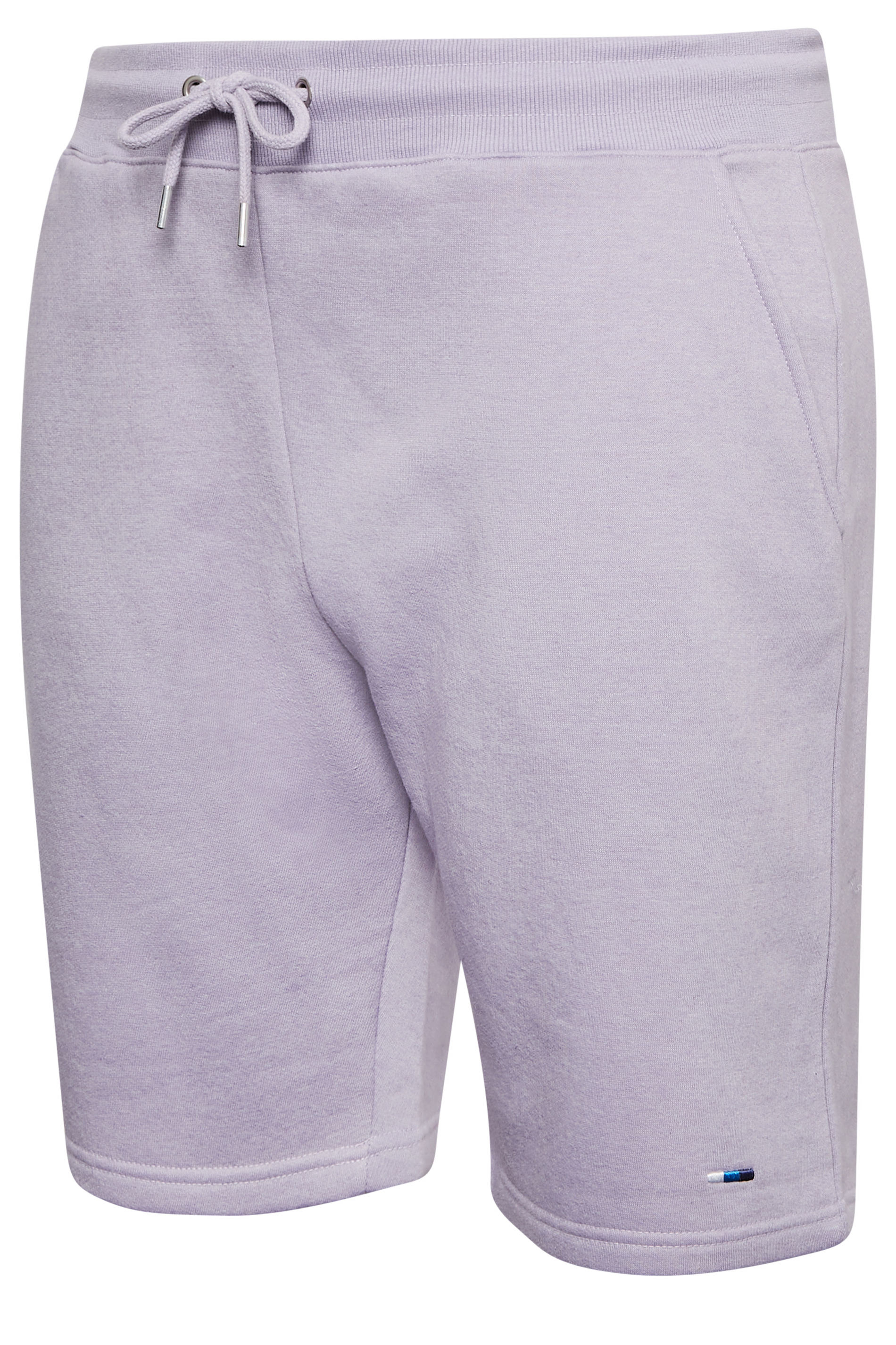 BadRhino Big & Tall Plus Size Lilac Purple Jogger Shorts | BadRhino  5