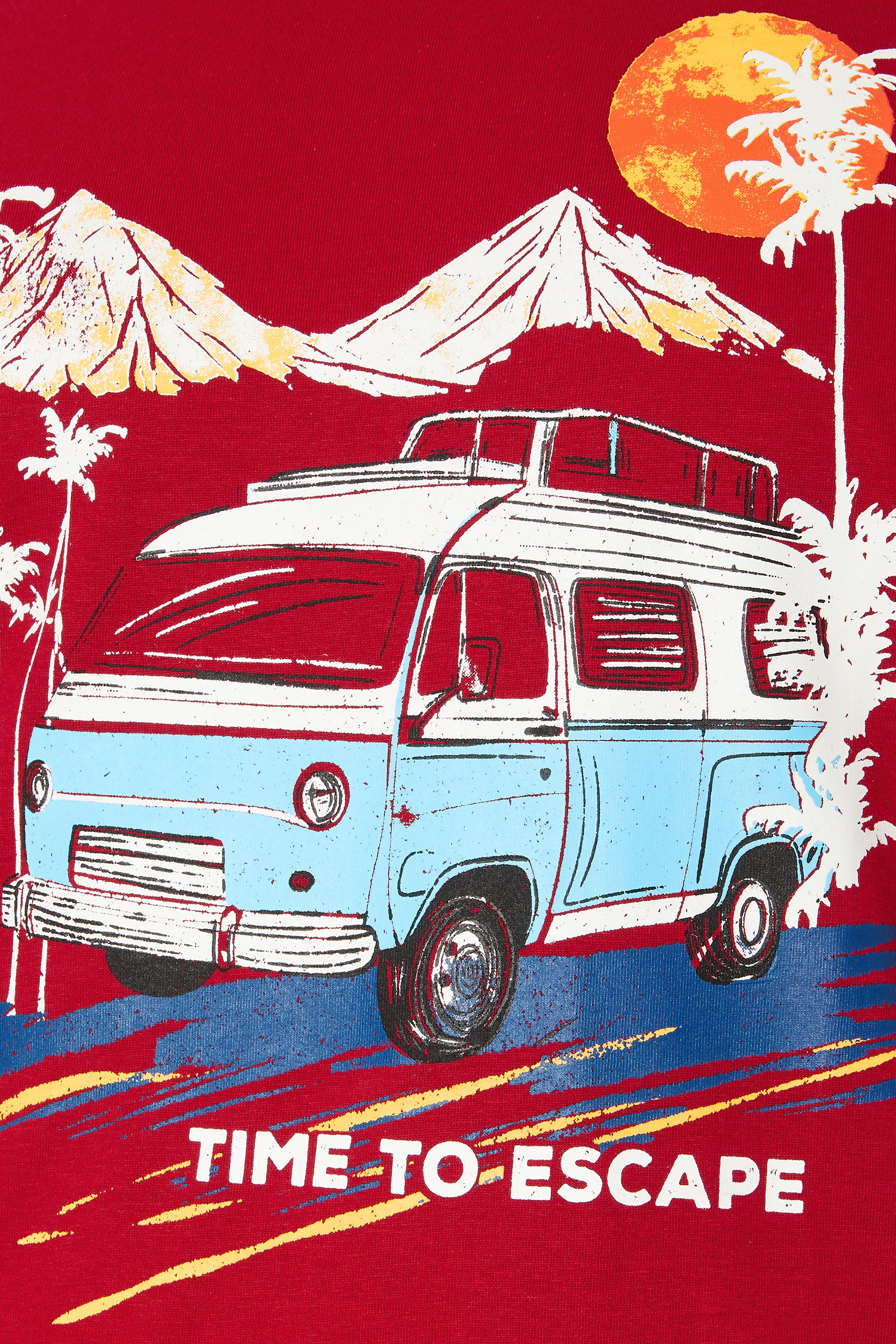 BadRhino Big & Tall Red Camper Graphic T-Shirt | BadRhino 5