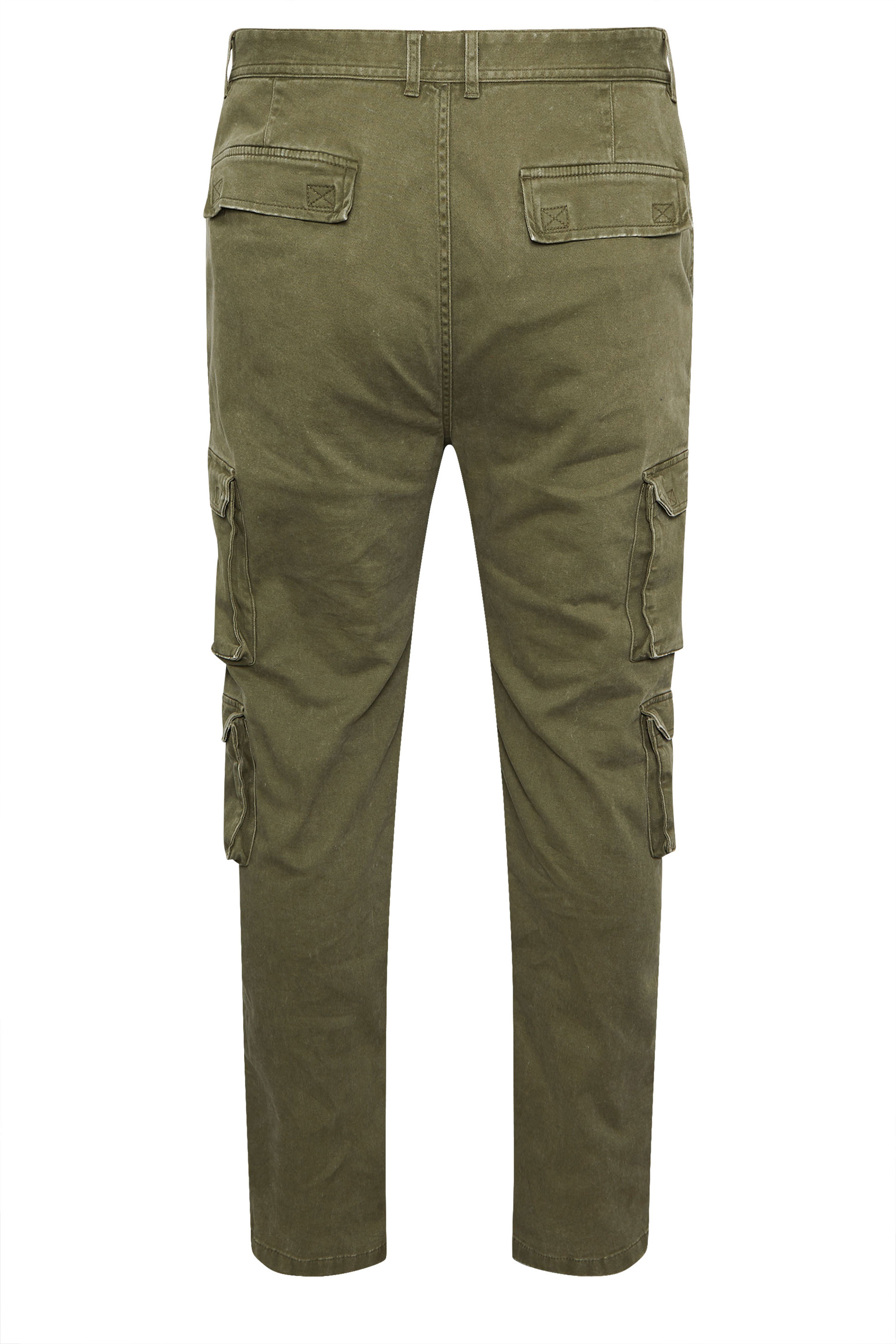 BadRhino Big & Tall Olive Green Cargo Trousers | BadRhino 8