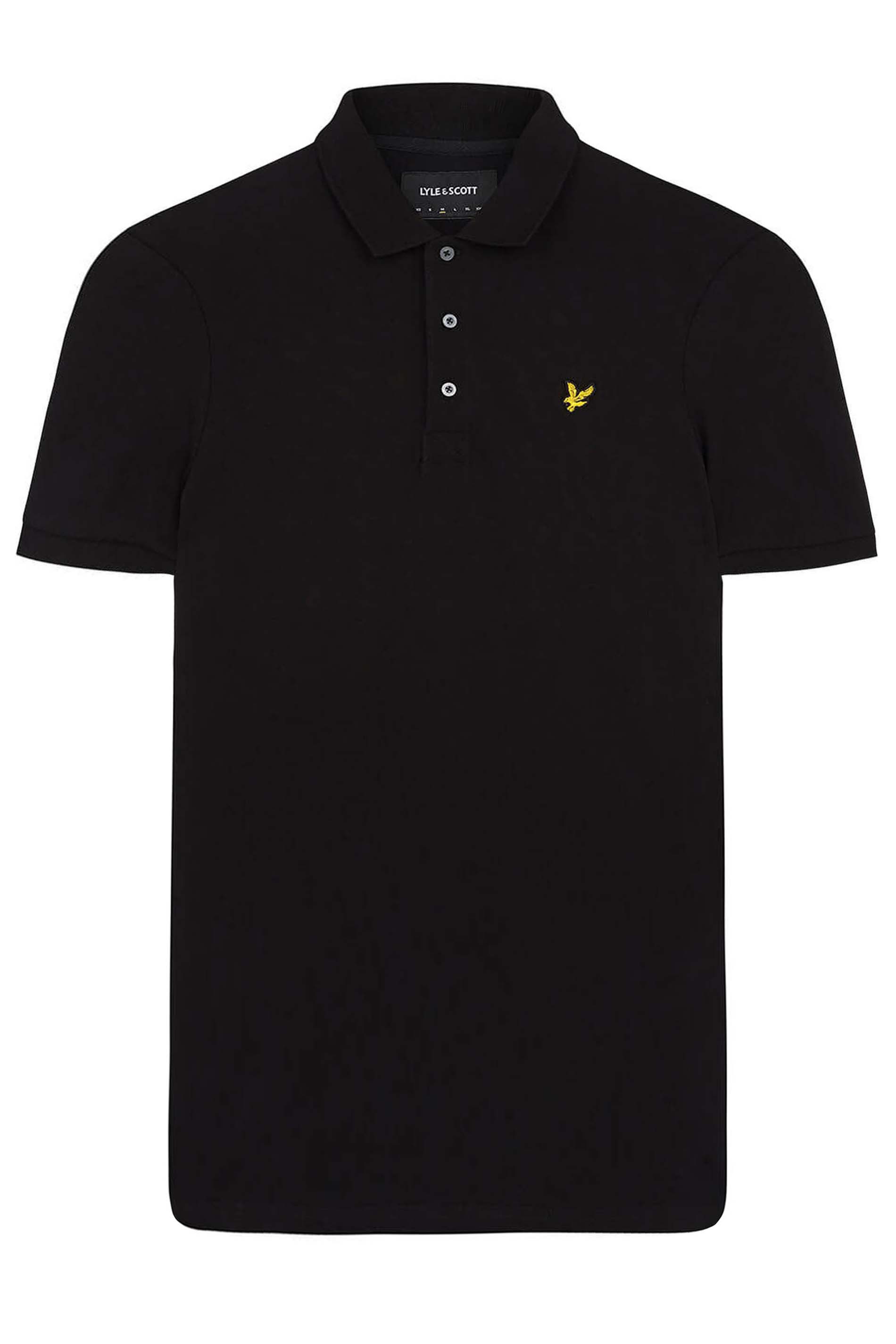 LYLE & SCOTT Black Logo Polo Shirt | BadRhino 2
