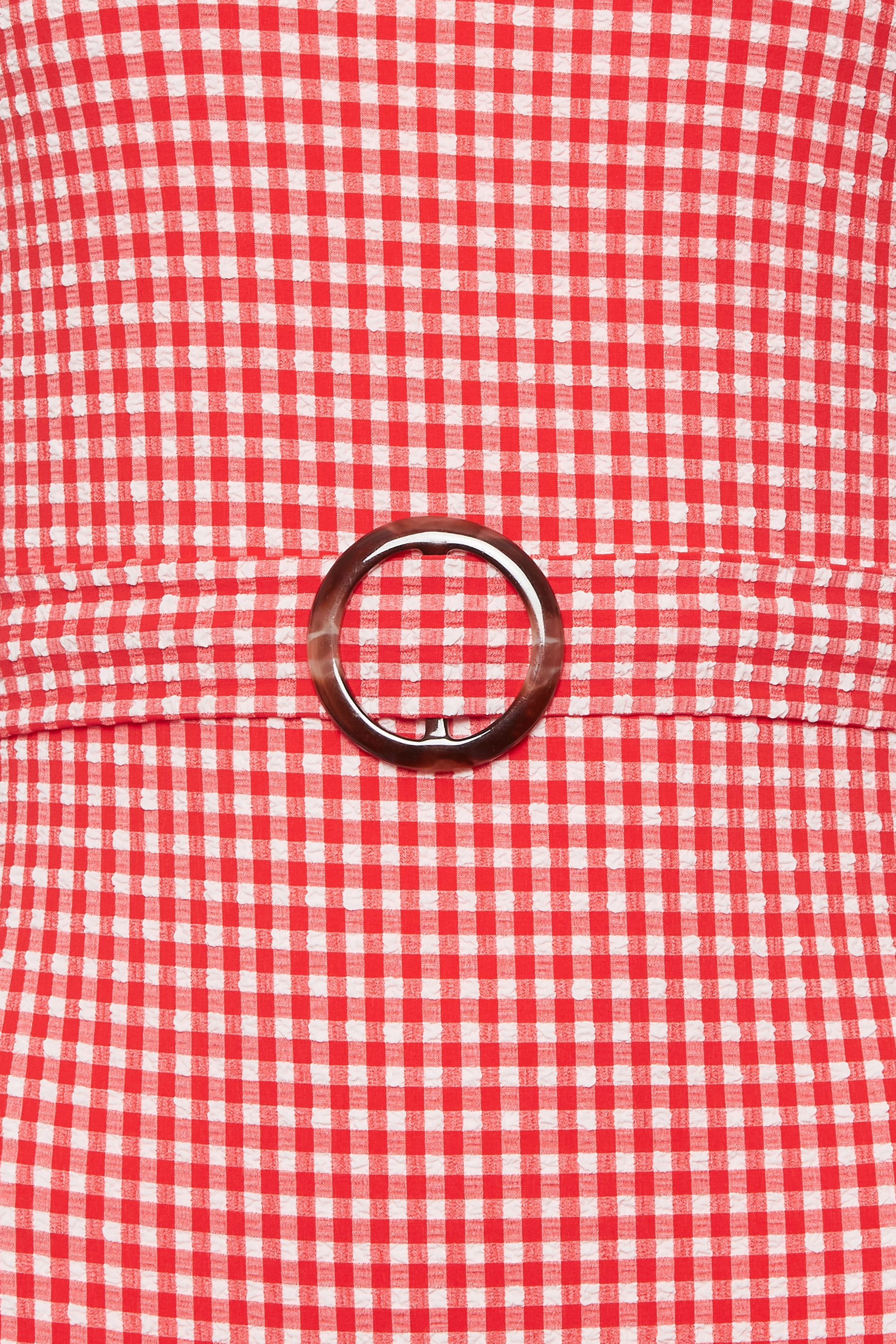 LTS Tall Women's Red Gingham Belted Swimsuit | Long Tall Sally 6