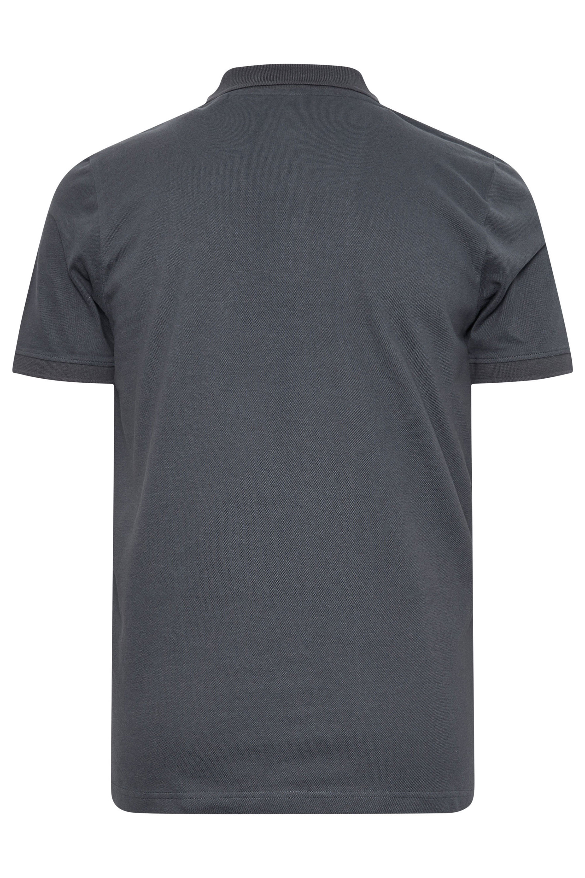 BadRhino Big & Tall Dark Grey Polo Shirt | BadRhino 6