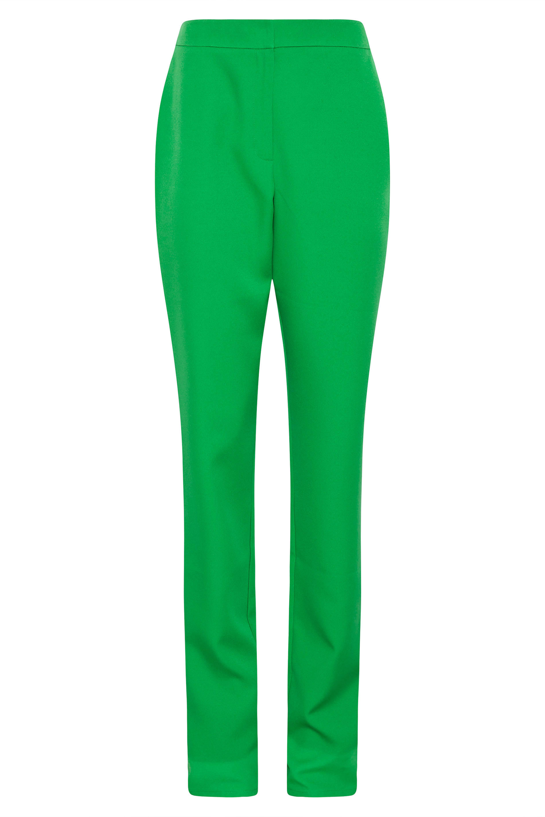 LTS Tall Women's Bright Green Scuba Slim Leg Trousers | Long Tall Sally 3