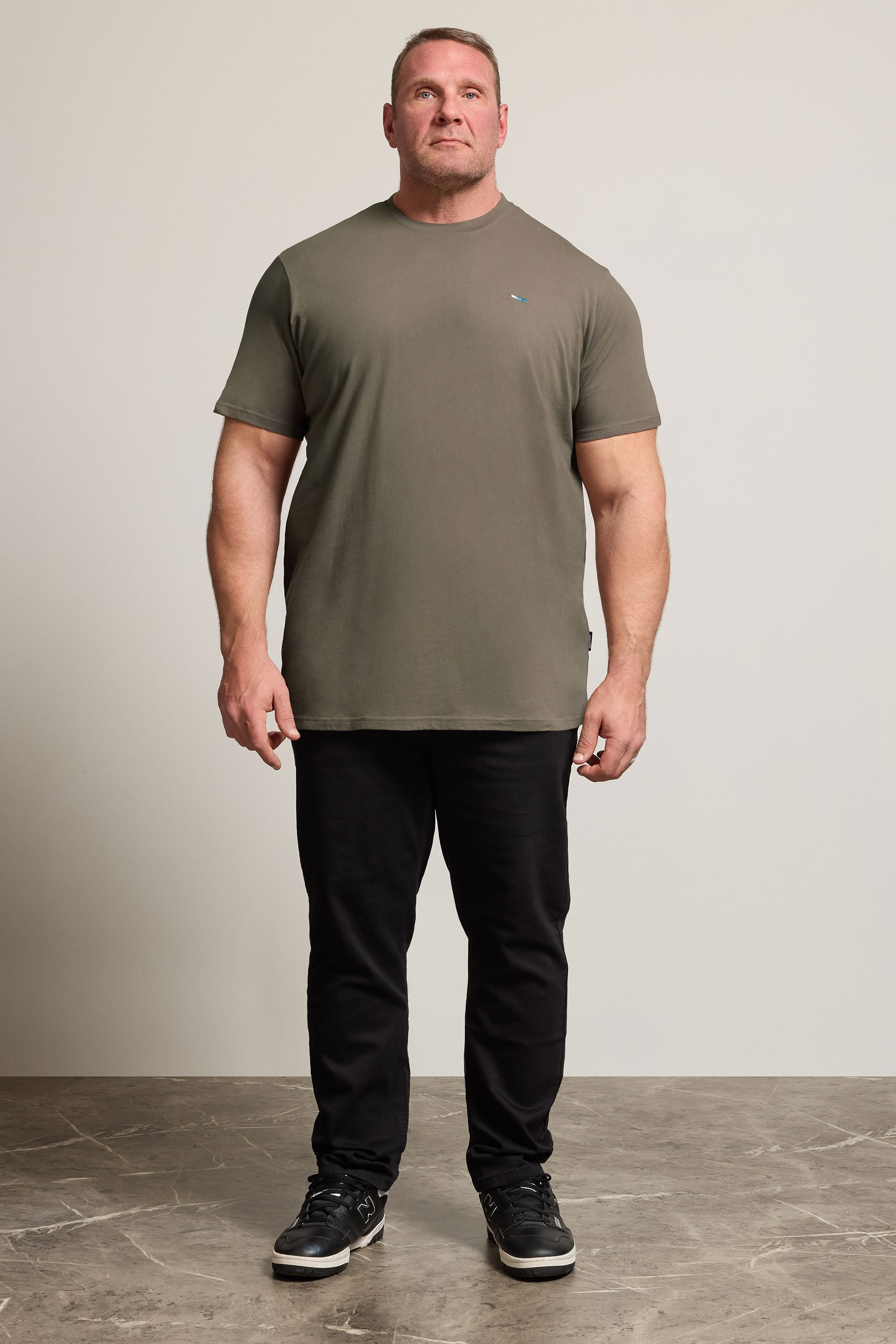 BadRhino Big & Tall Khaki Green Core T-Shirt | BadRhino 2