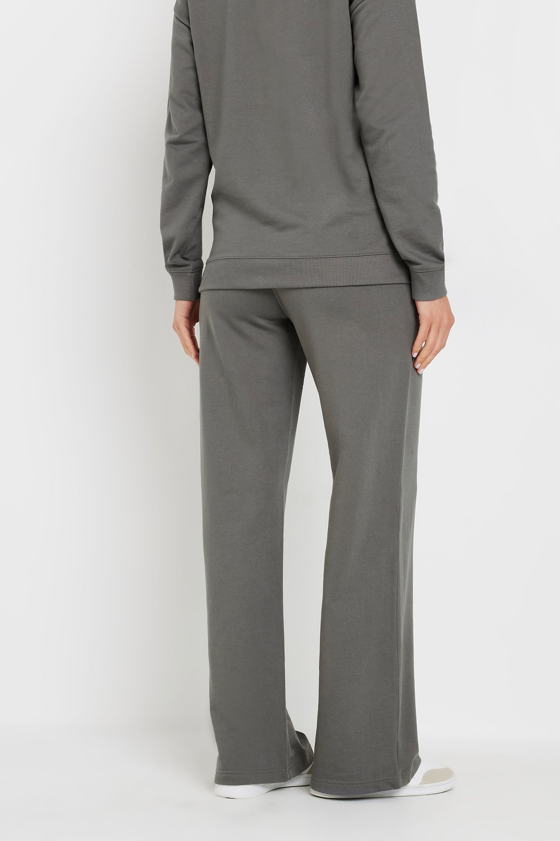 LTS Tall Charcoal Grey Wide Leg Joggers | Long Tall Sally 4