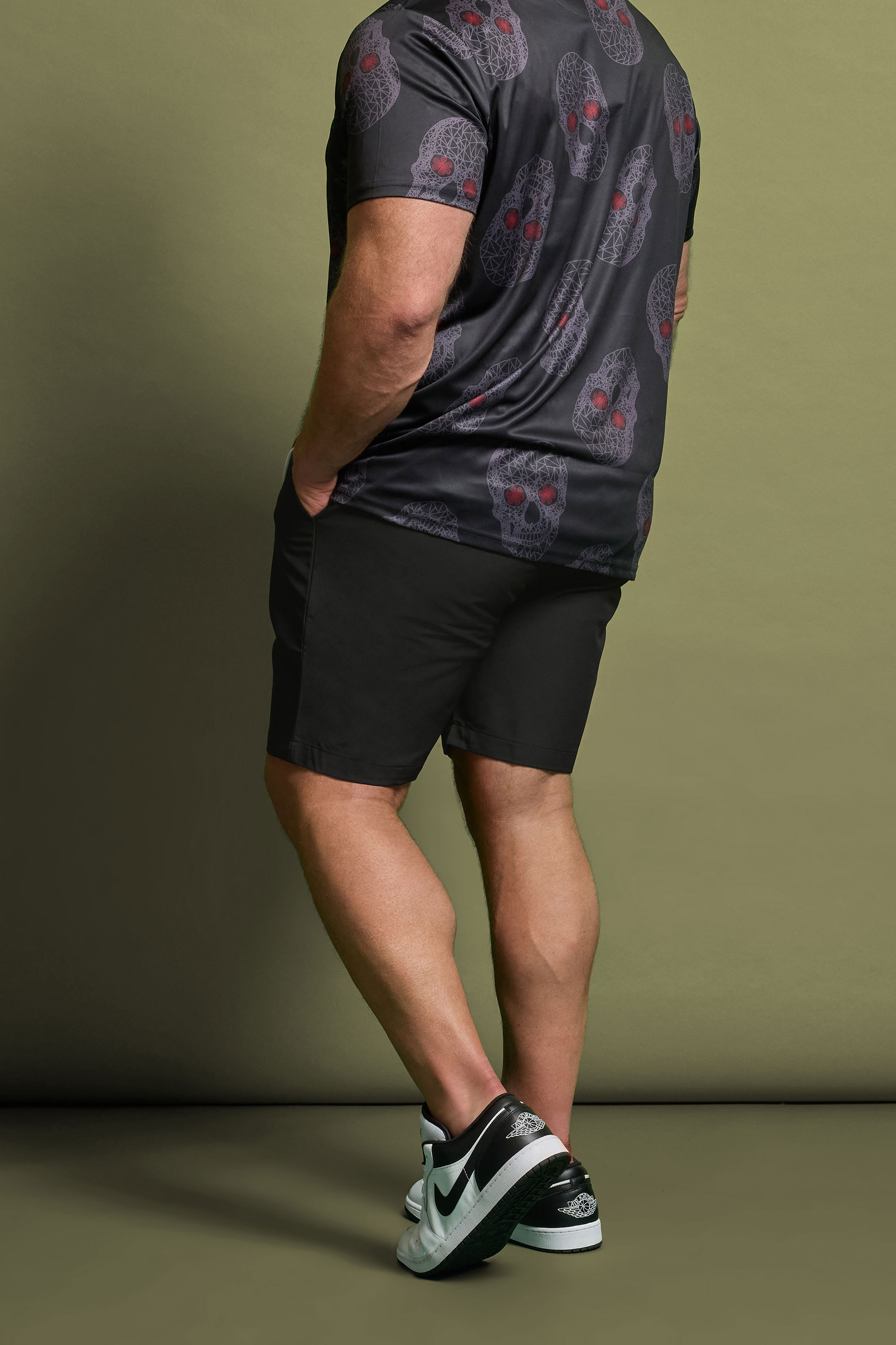 BadRhino Golf Big & Tall Black Shorts | BadRhino 3