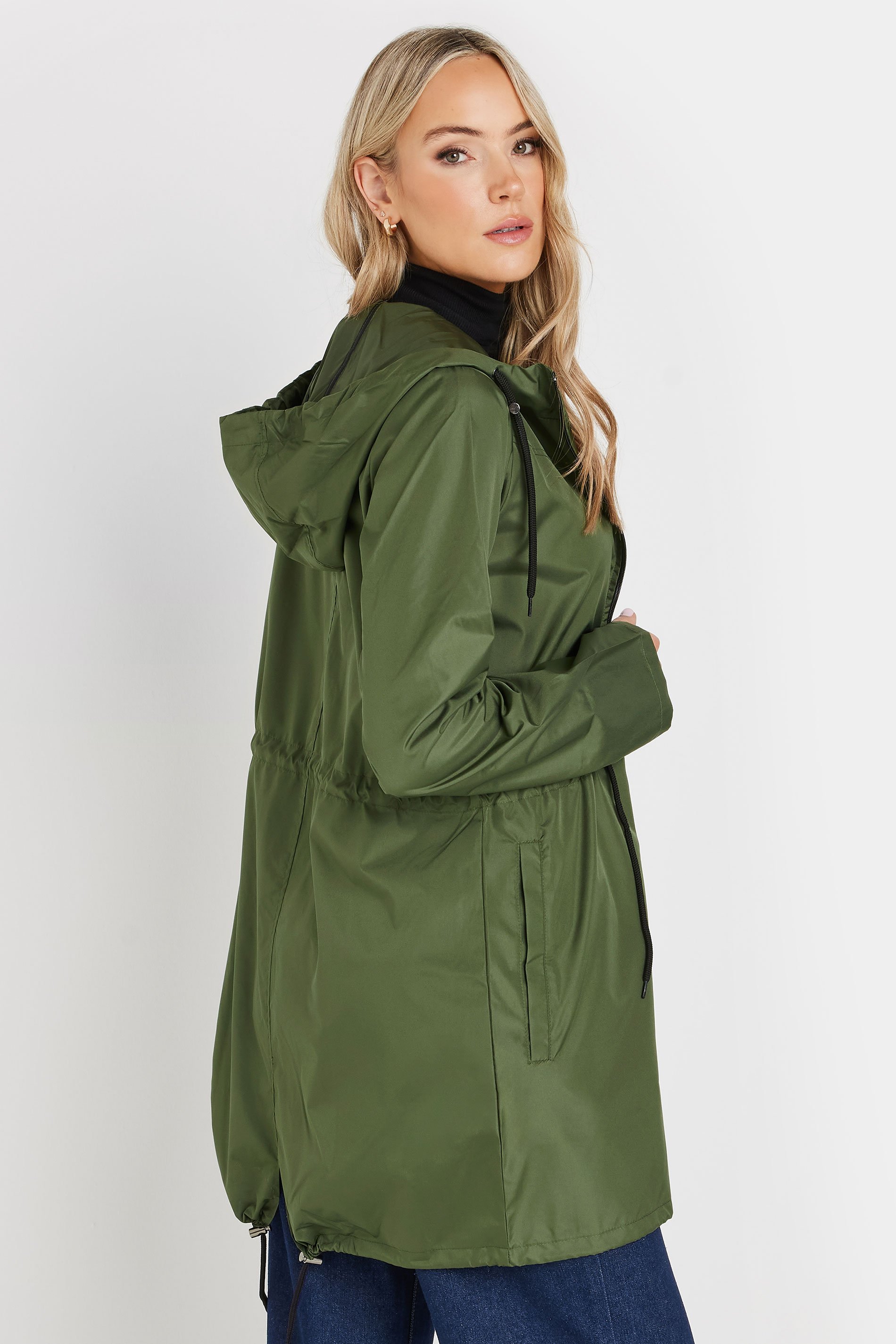LTS Khaki Green Pocket Parka | Long Tall Sally 3