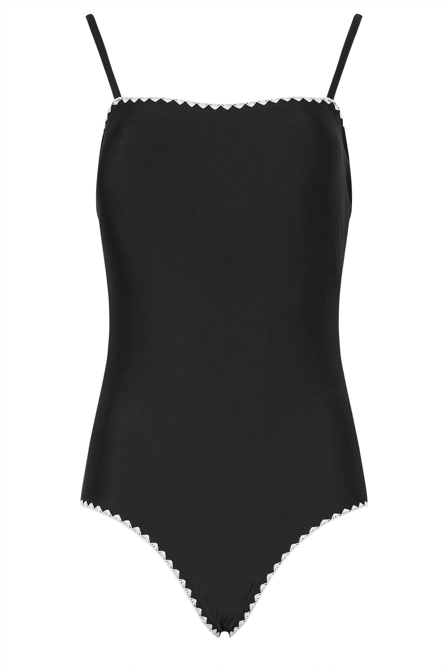 LTS Tall Black Stitched Swimsuit | Long Tall Sally 7