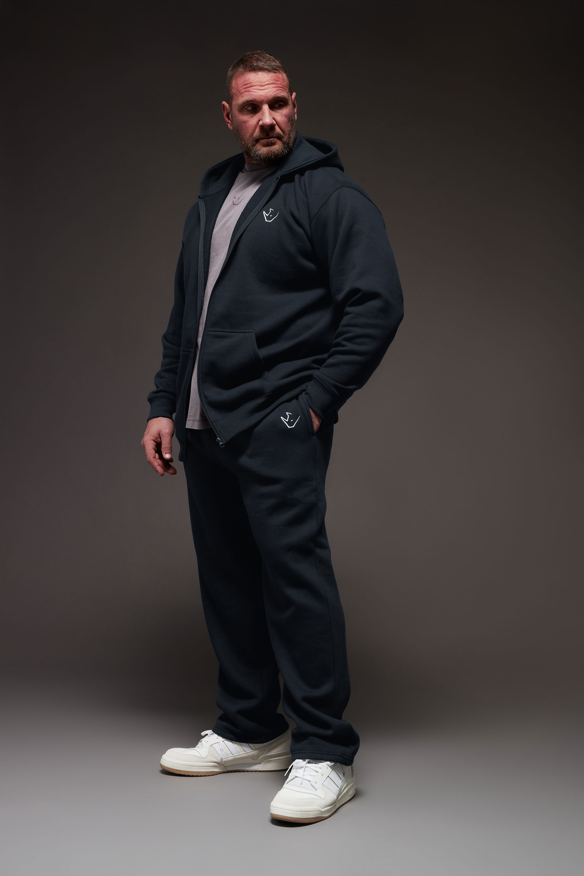 IronRhino Big & Tall Navy Blue 'Rest Day' Joggers | BadRhino 1