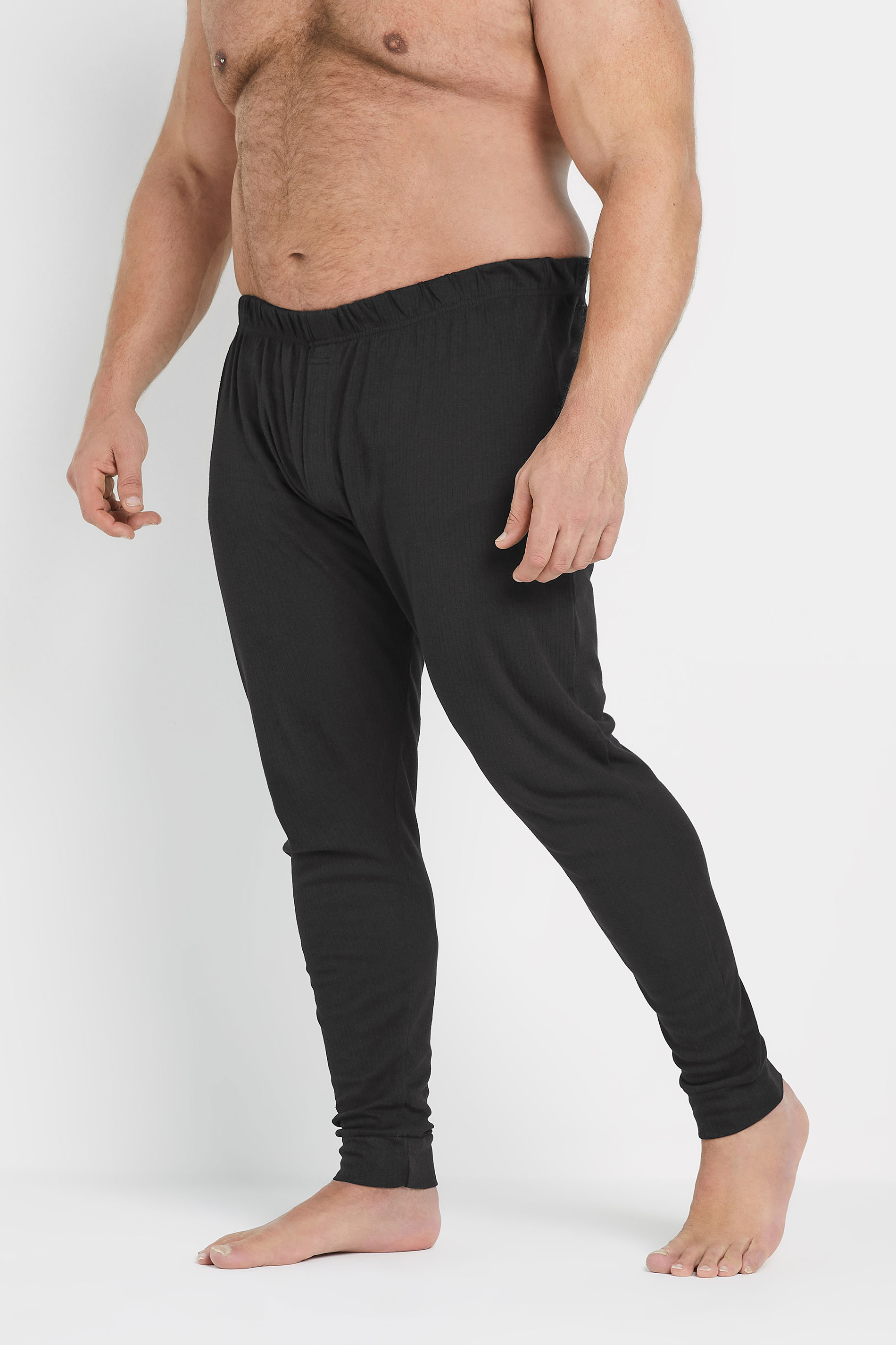 D555 Big & Tall Black Thermal Long Johns | BadRhino 3