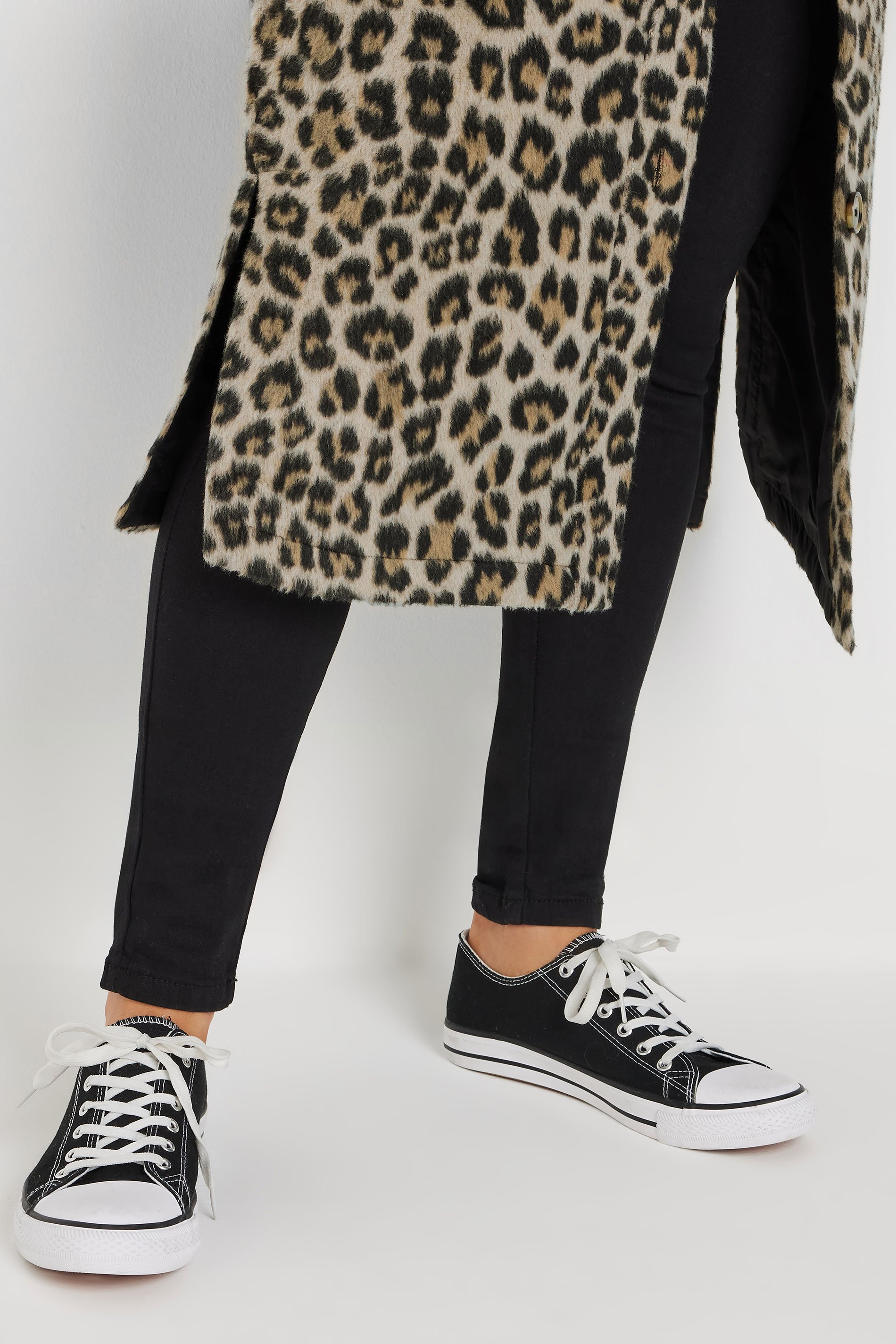 LTS Tall Beige Brown Leopard Print Longline Shacket | Long Tall Sally 6