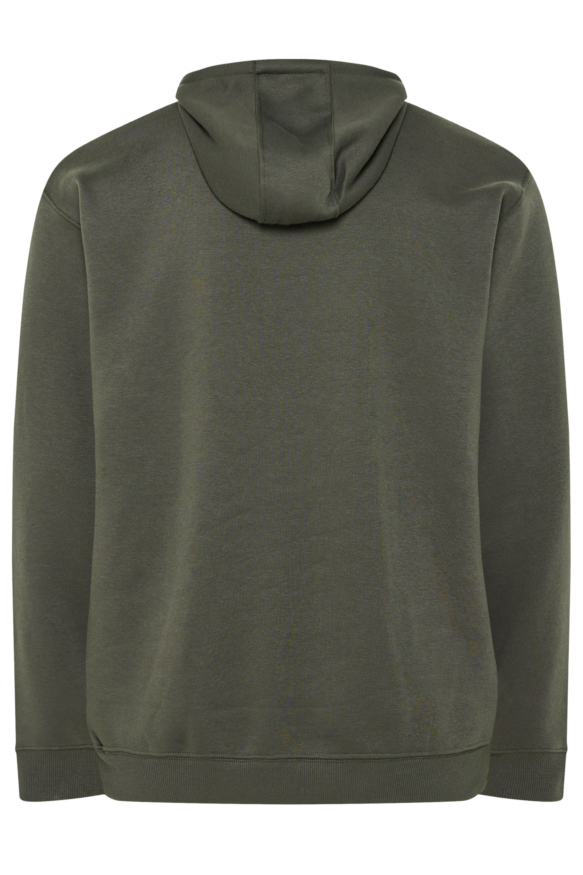 FIRETRAP Big & Tall Khaki Green Hawk Hoodie | BadRhino 2