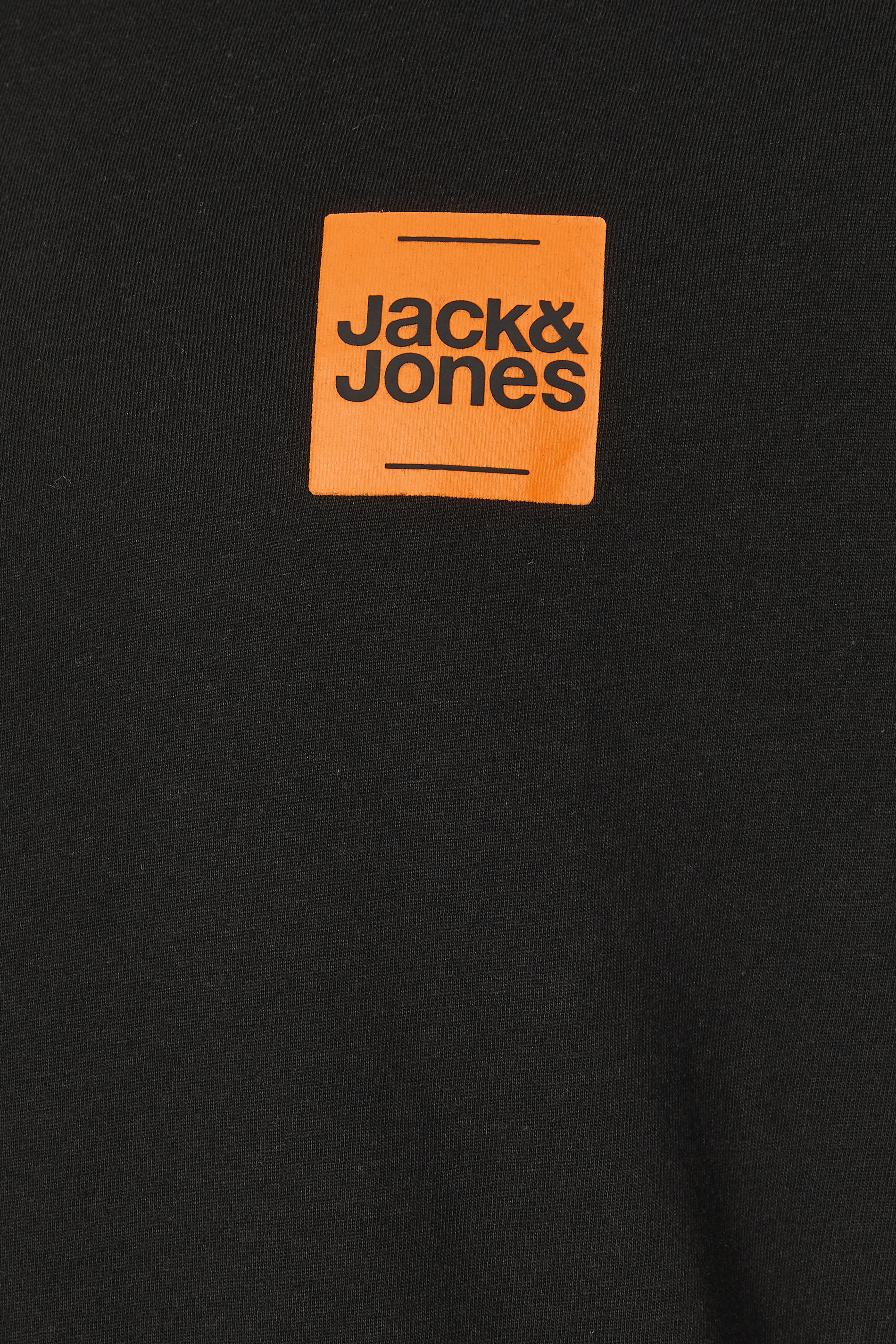 JACK & JONES Big & Tall Black Logo T-Shirt | BadRhino 3