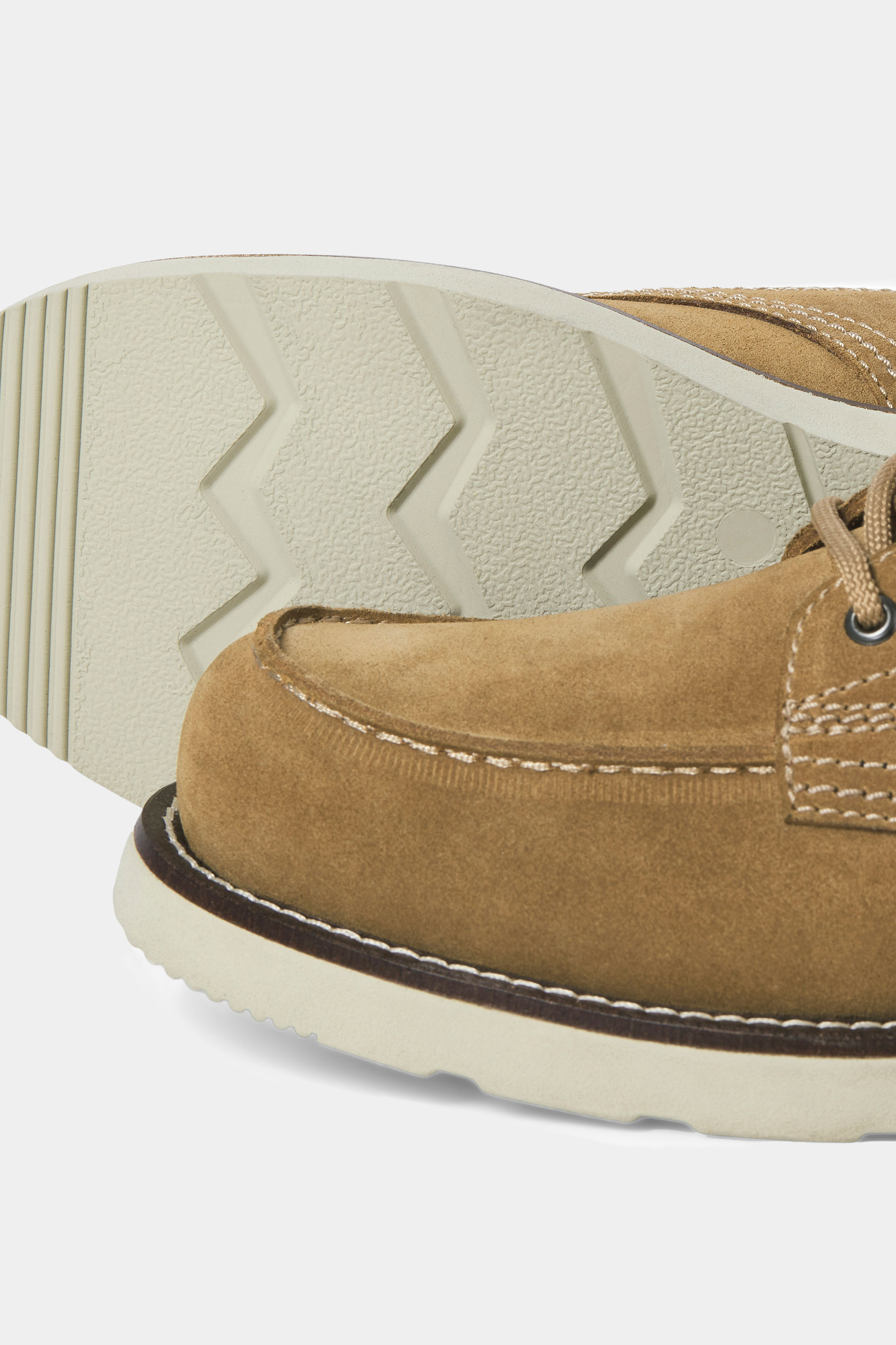JACK & JONES Big & Tall Mustard Brown Suede Toronto Boots | BadRhino 3