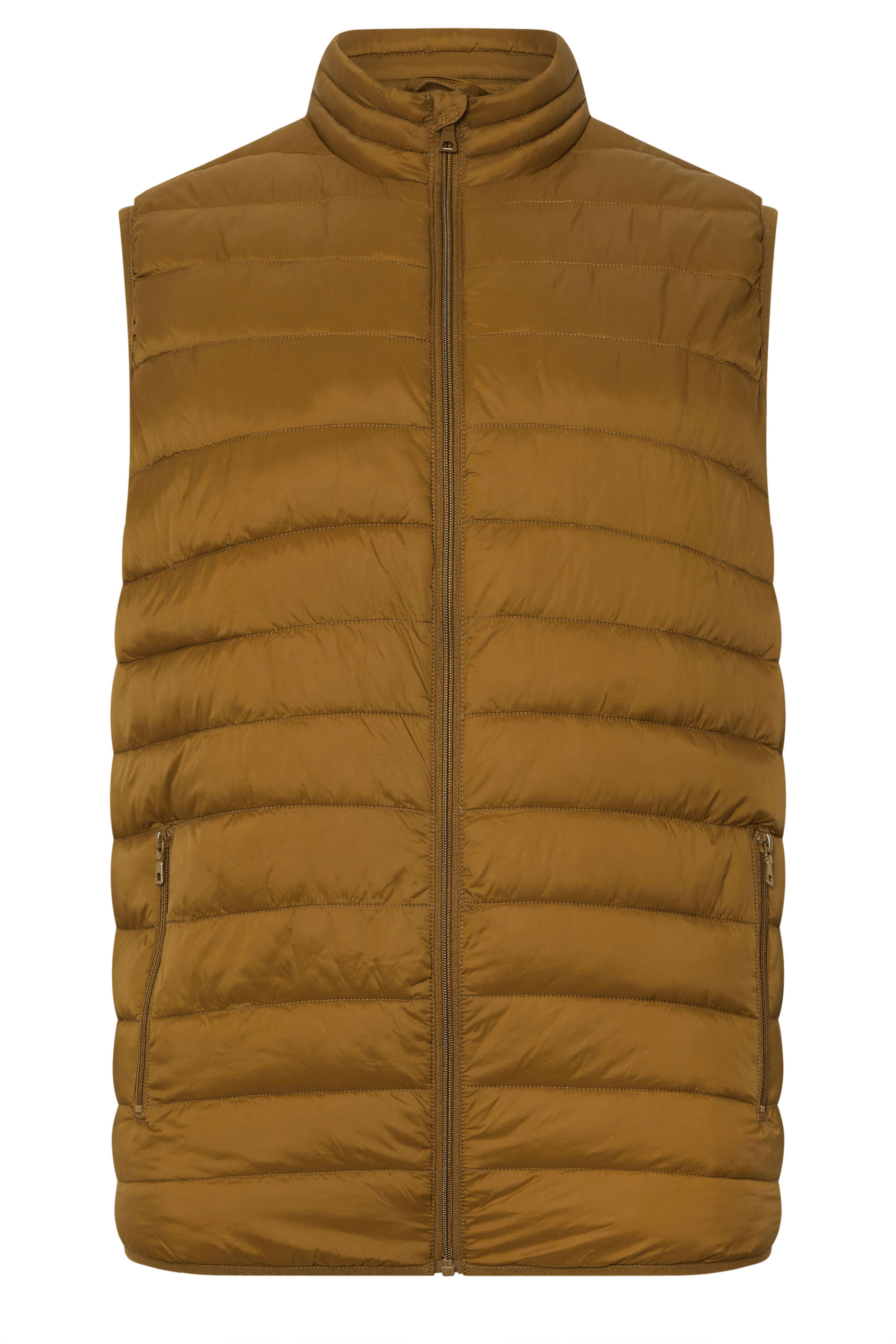 BadRhino Big & Tall Brown Puffer Gilet | BadRhino 7