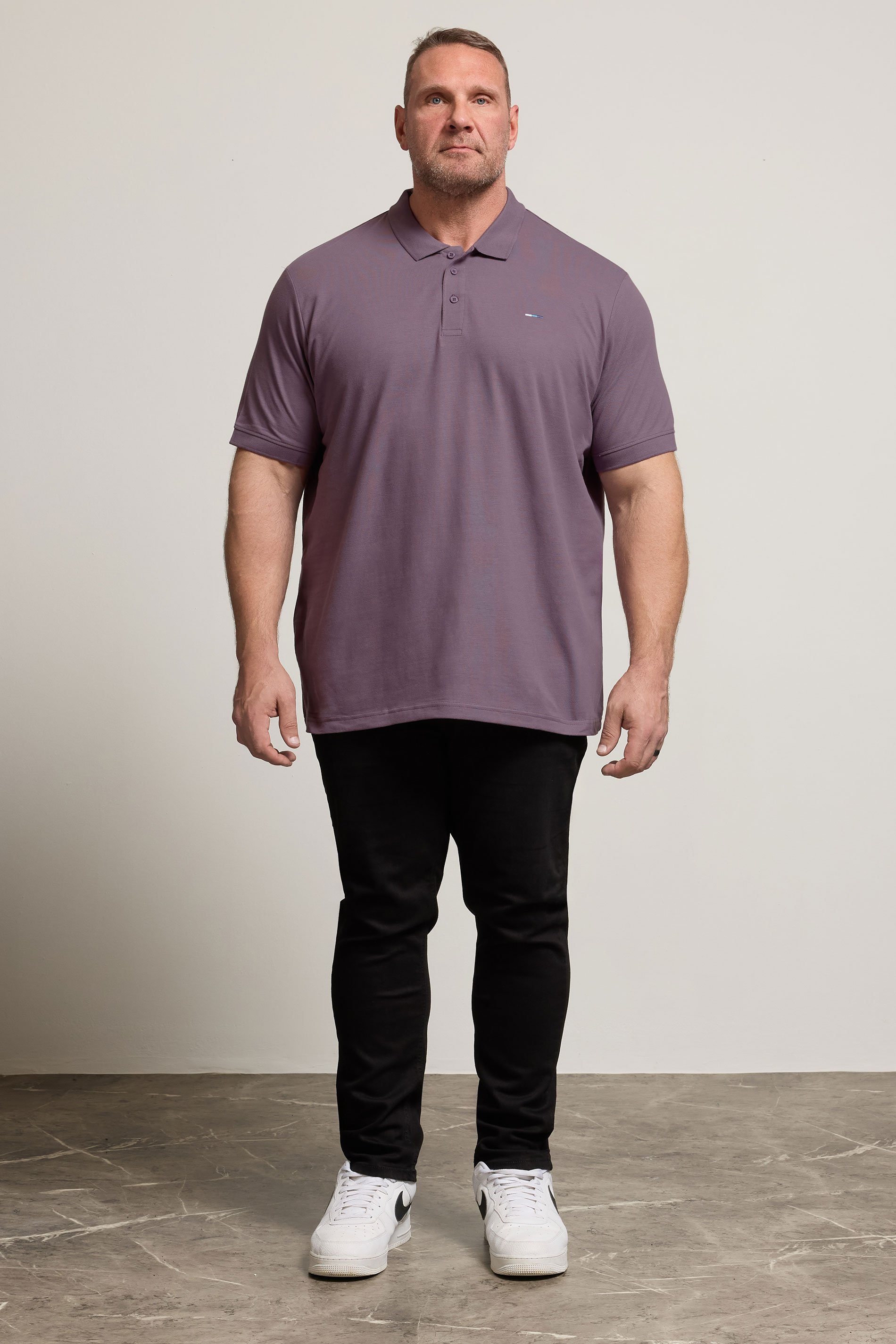 BadRhino Big & Tall 3 PACK Green & Plum Purple Polo Shirts | BadRhino 3