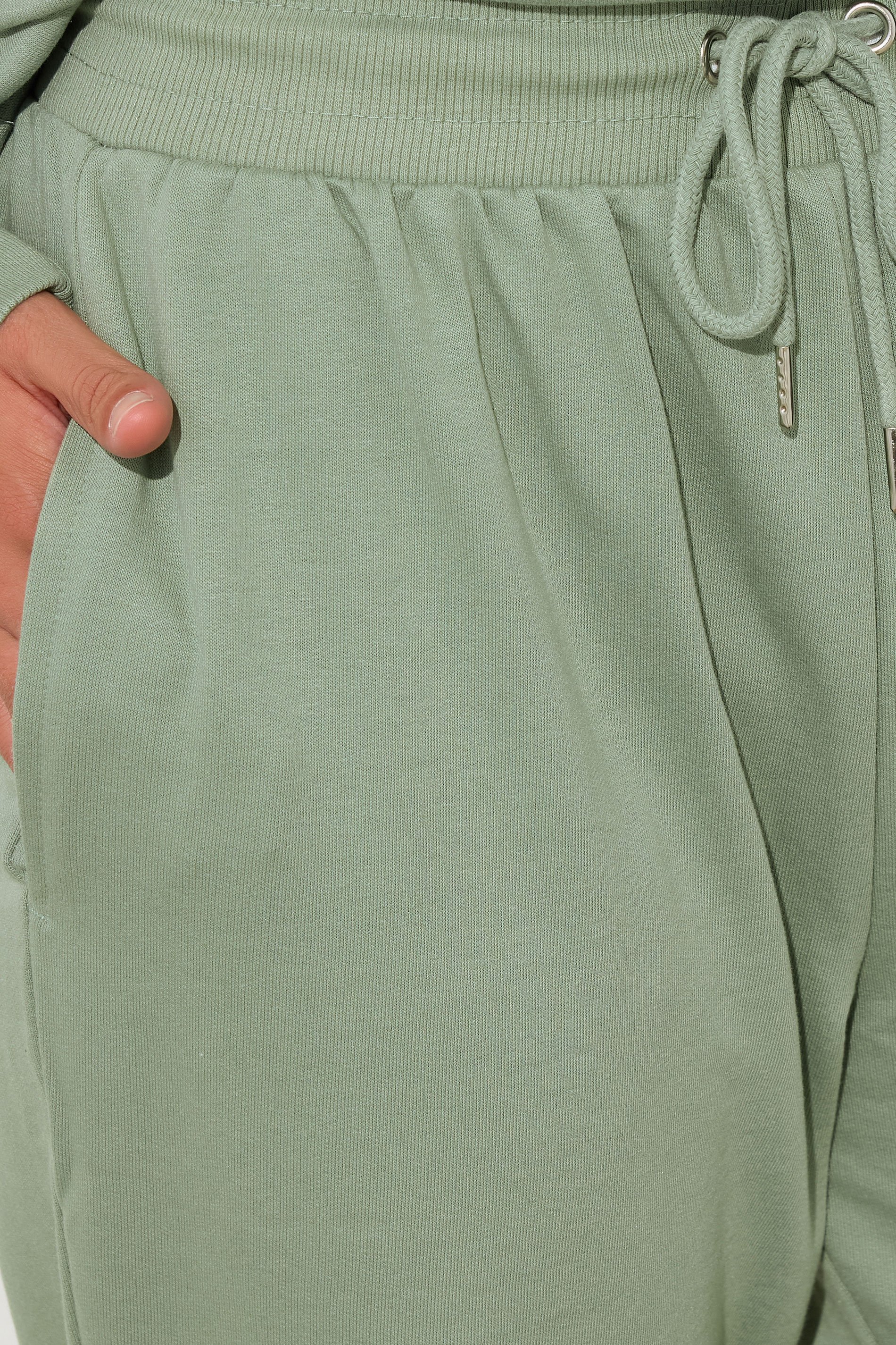 LTS Tall Sage Green Cuffed Joggers | Long Tall Sally 4