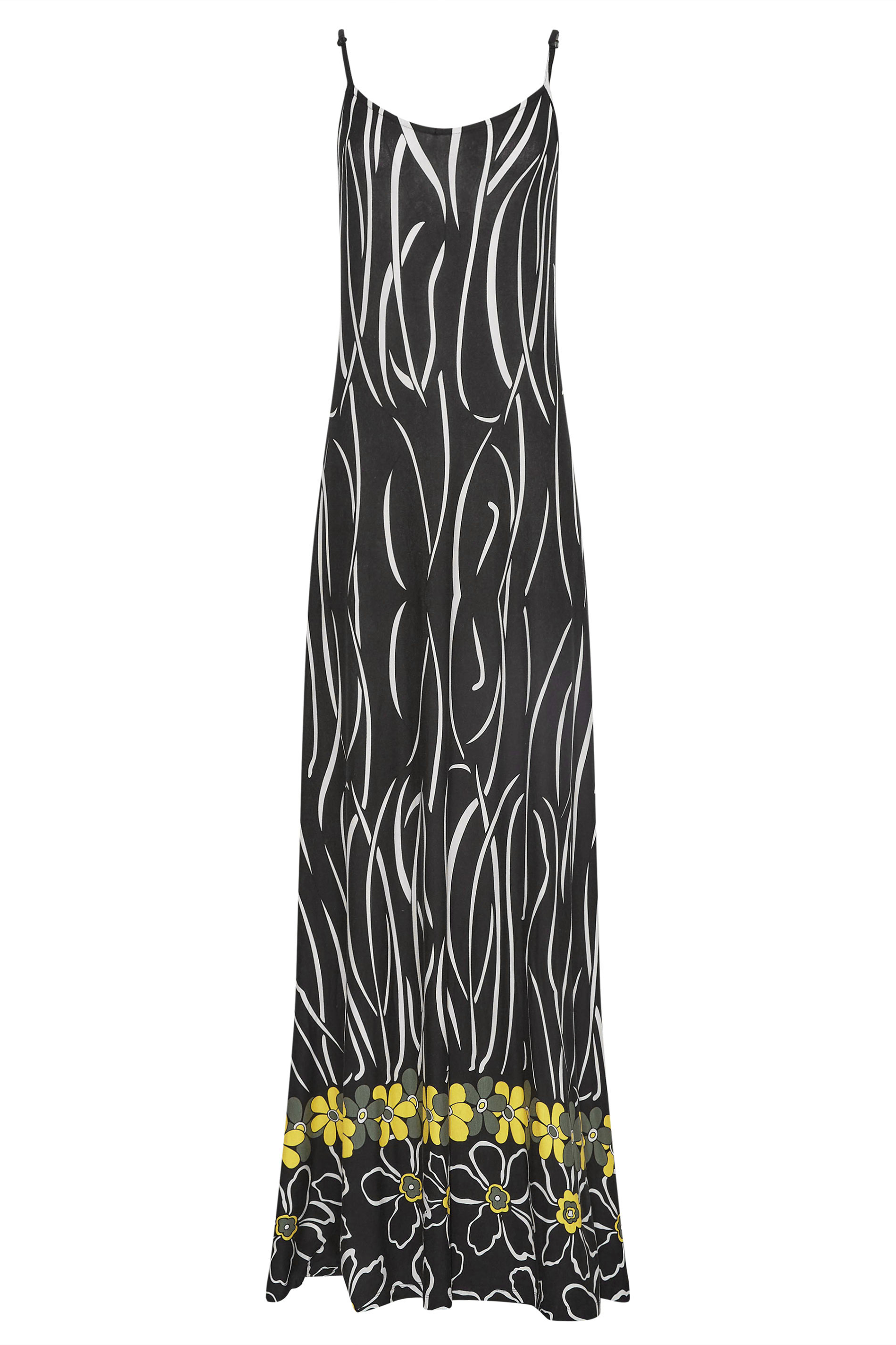 LTS Tall Women's Black Floral Print Maxi Dress | Long Tall Sally 5