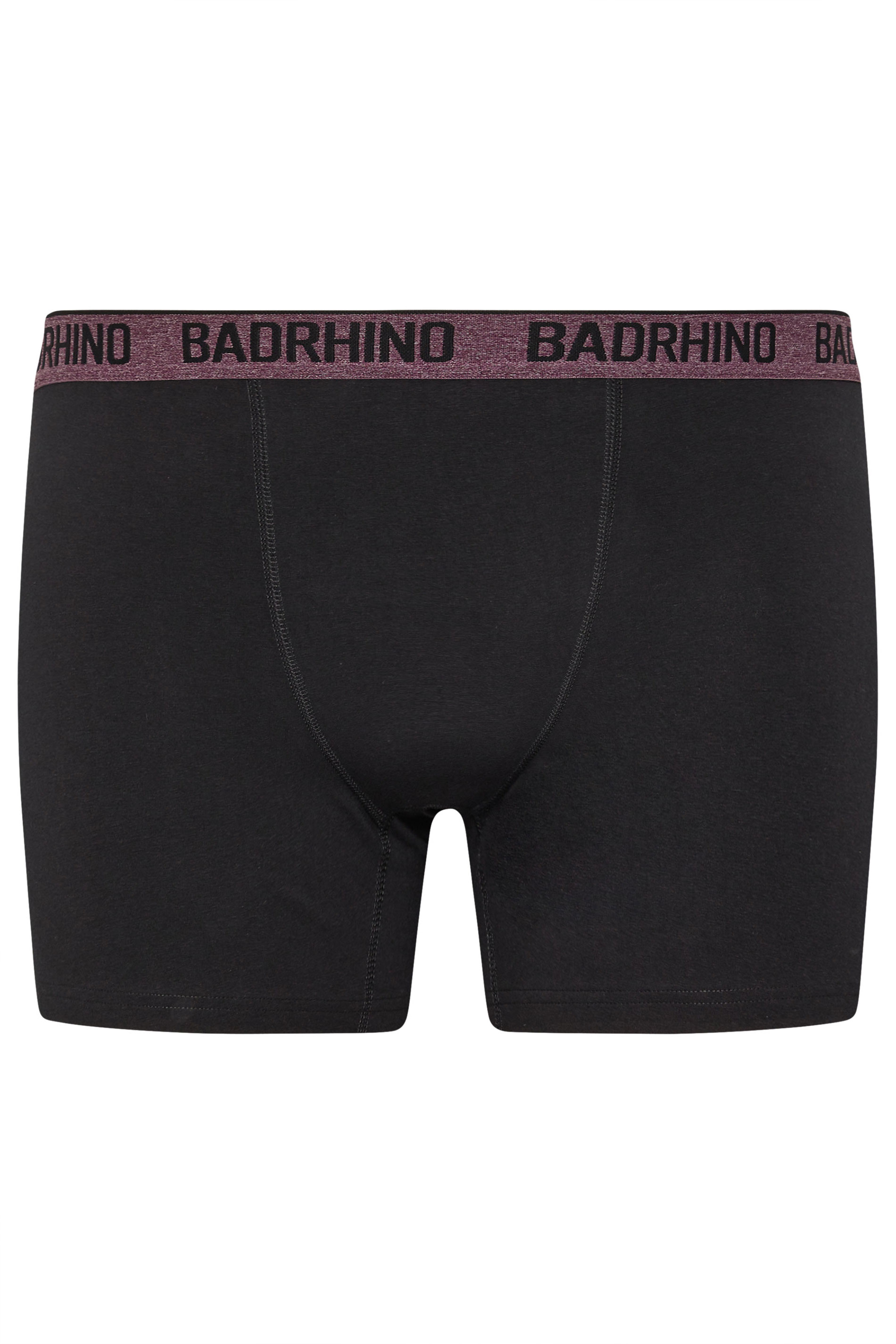 BadRhino 5 PACK Black Marl Waistband Boxers | BadRhino 6