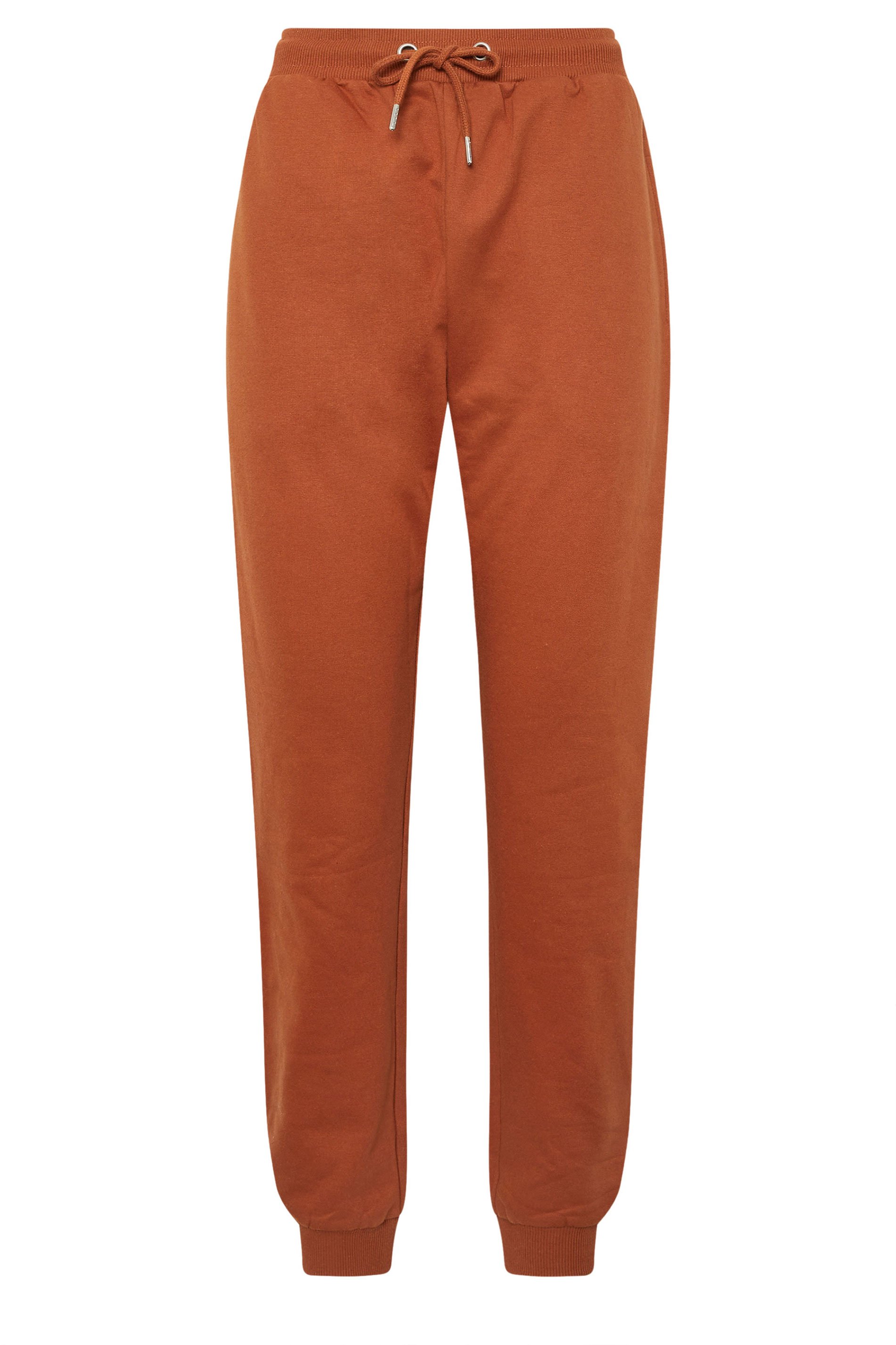 LTS Tall Rust Orange Cuffed Joggers | Long Tall Sally 5
