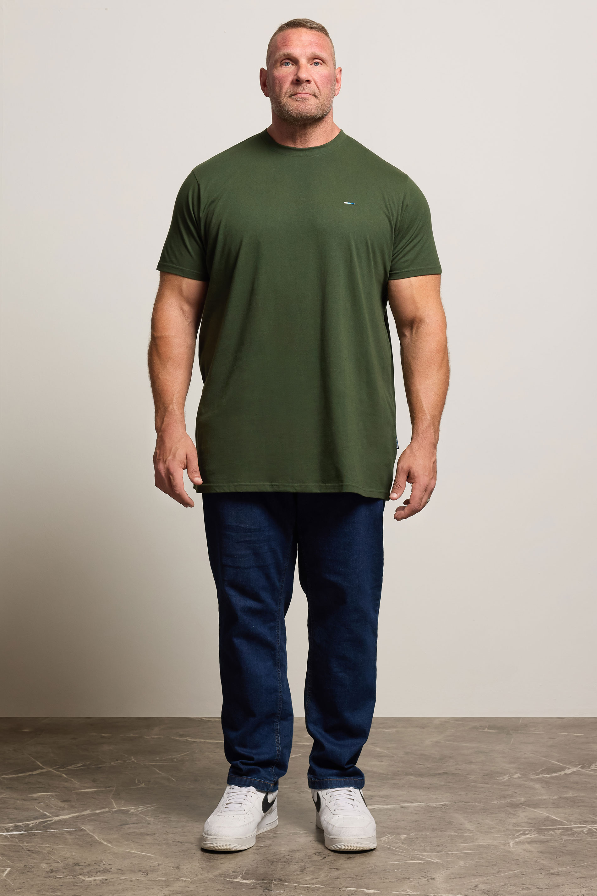 BadRhino Big & Tall Dark Green Extra Long Core T-Shirt | BadRhino 2