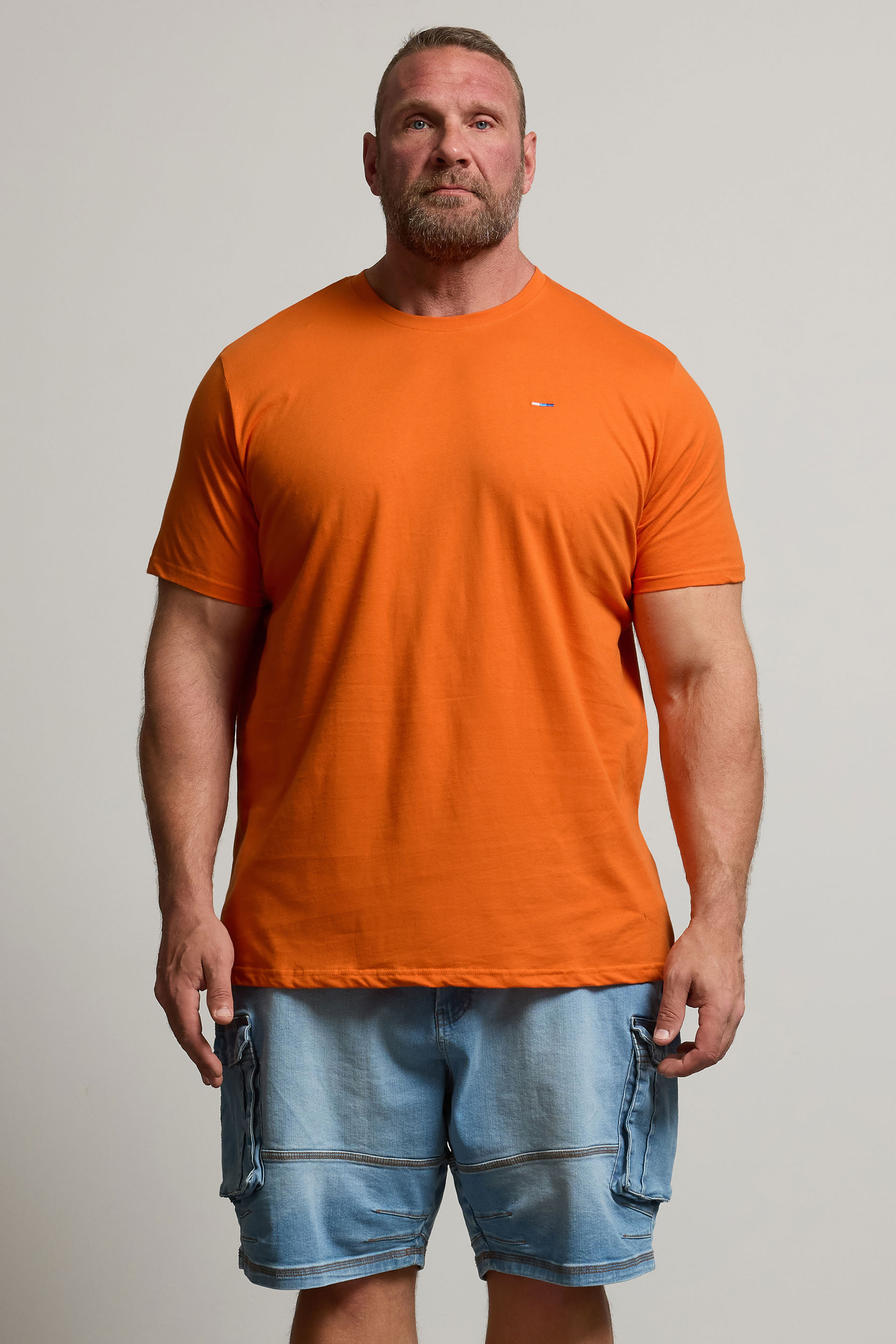 BadRhino Big & Tall Pumpkin Orange Core T-Shirt | BadRhino 2