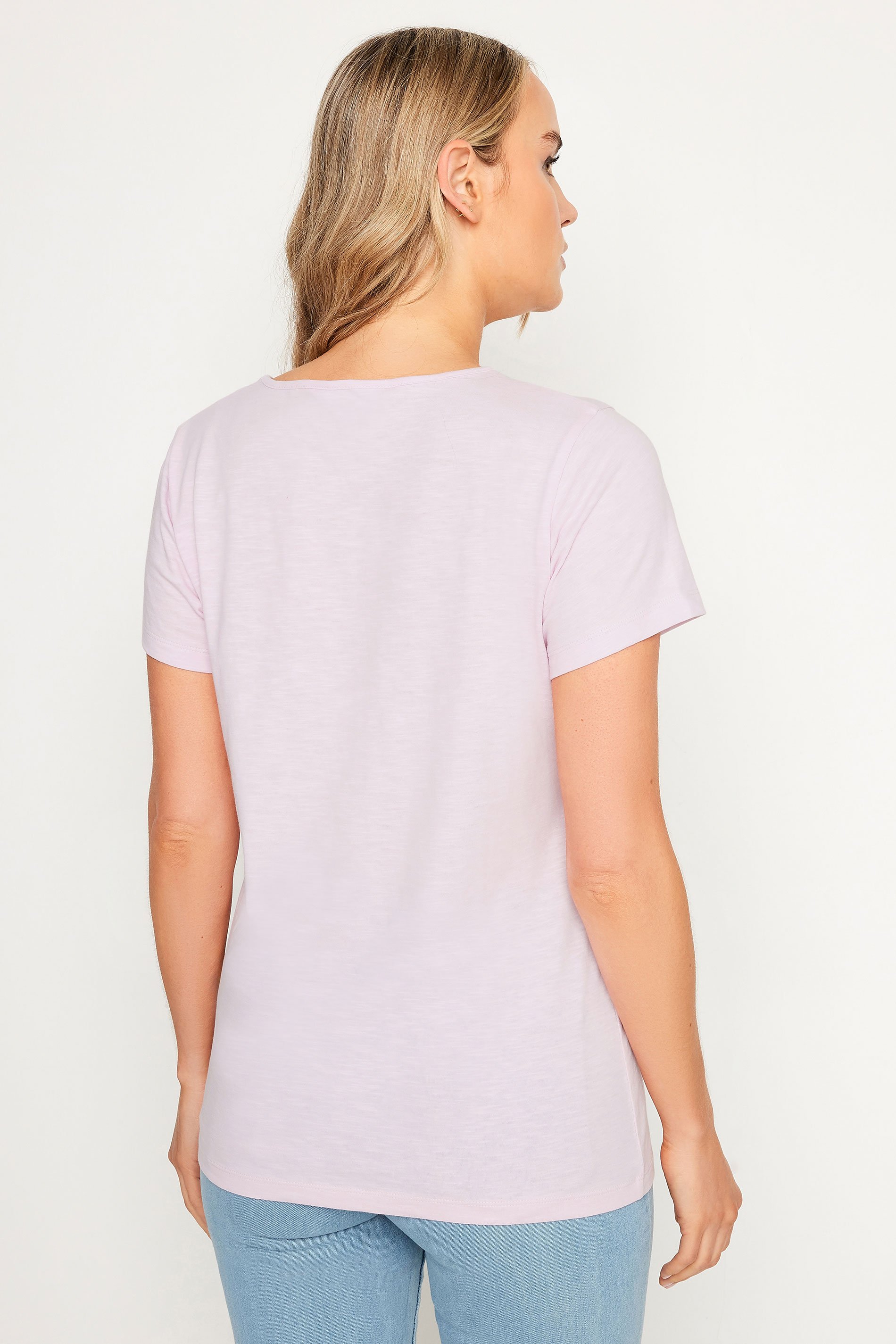 LTS Tall 3 PACK Pink & Blue Scoop Neck T-Shirts 6