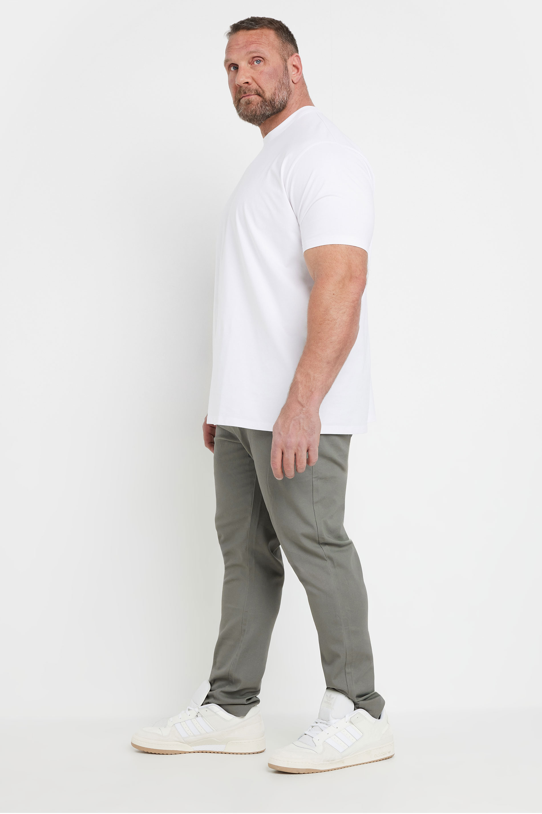 BadRhino Big & Tall Sage Green Stretch Chinos | BadRhino 6