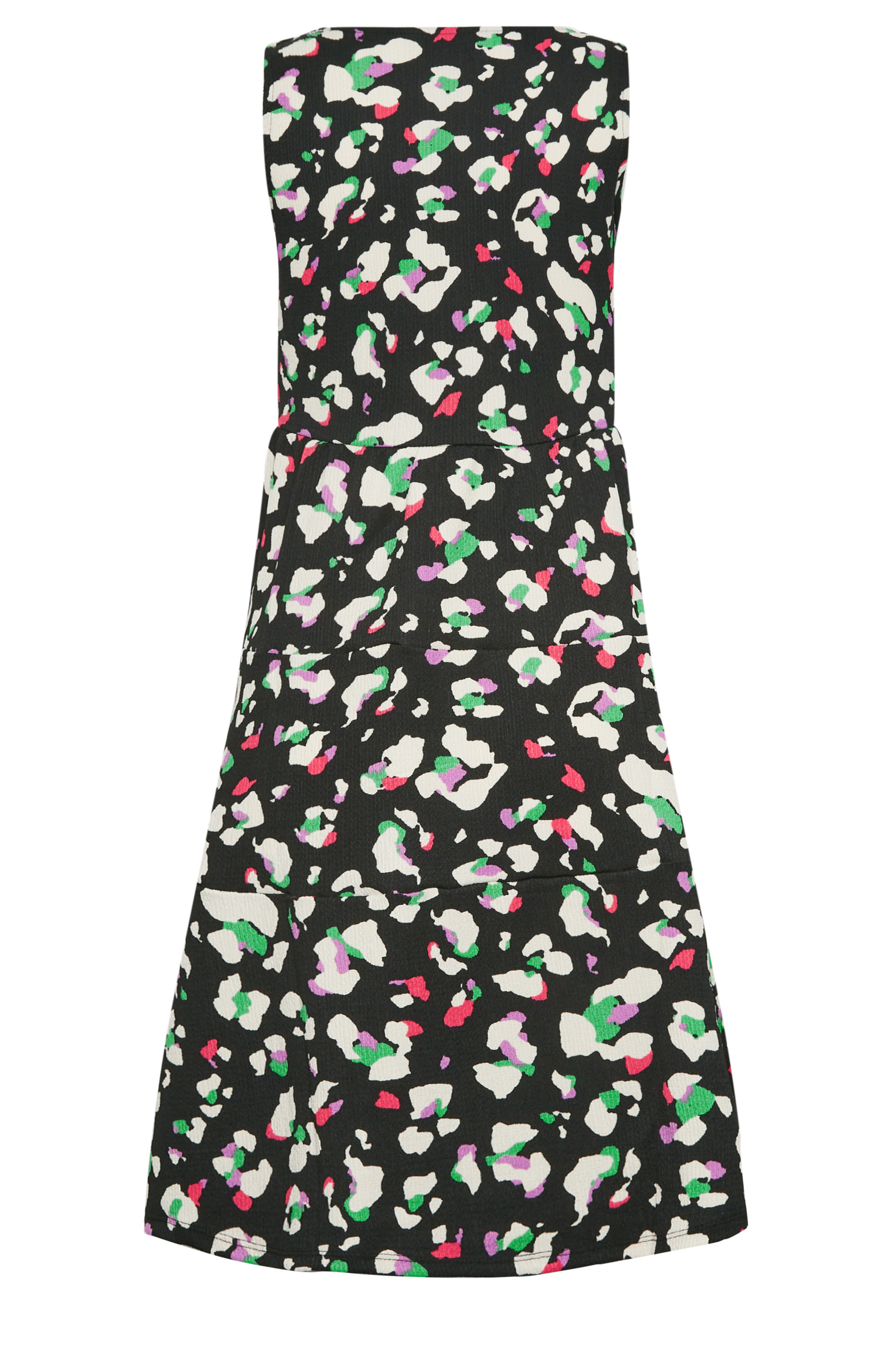 LTS Tall Black Animal Print Mini Dress | Long Tall Sally 7