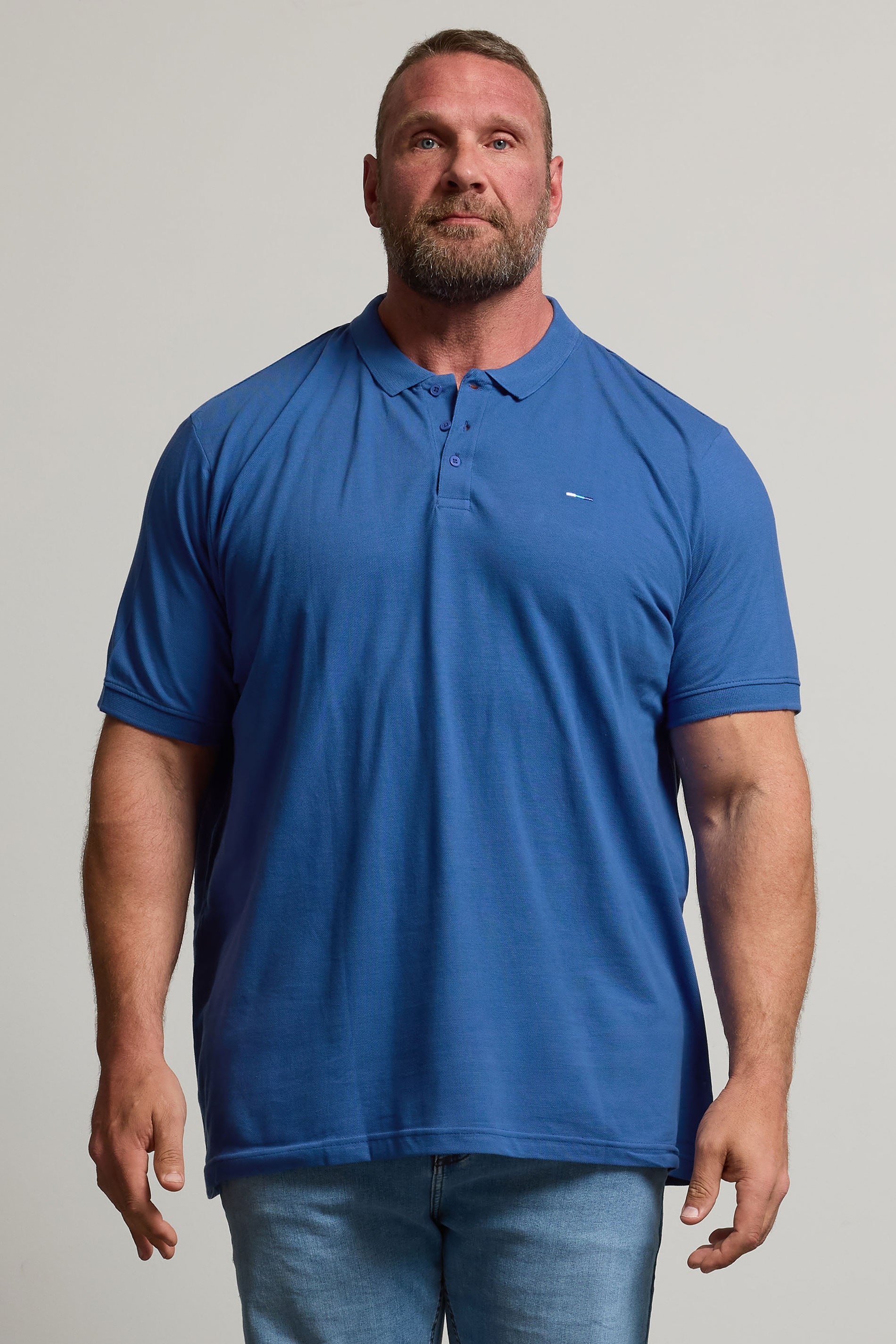 BadRhino Big & Tall Royal Blue Polo Shirt | BadRhino 2