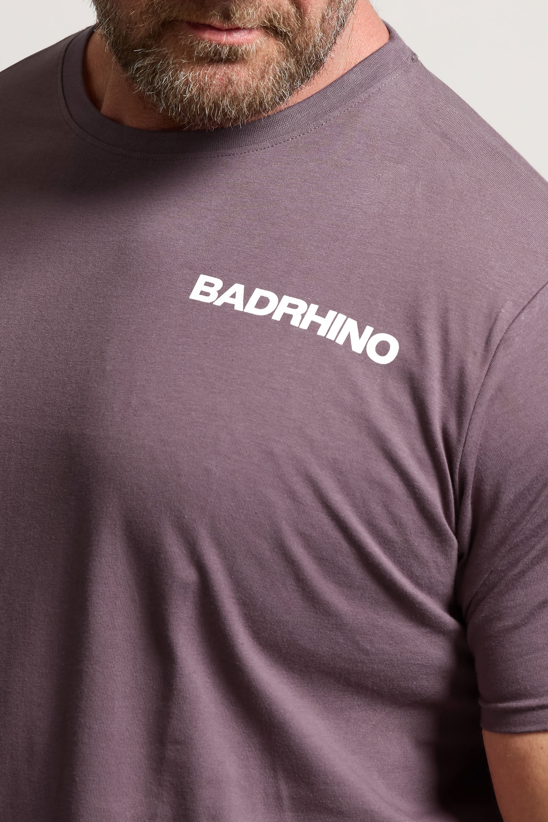 BadRhino Big & Tall 2 PACK Black & Purple 'BadRhino' T-Shirts | BadRhino 5