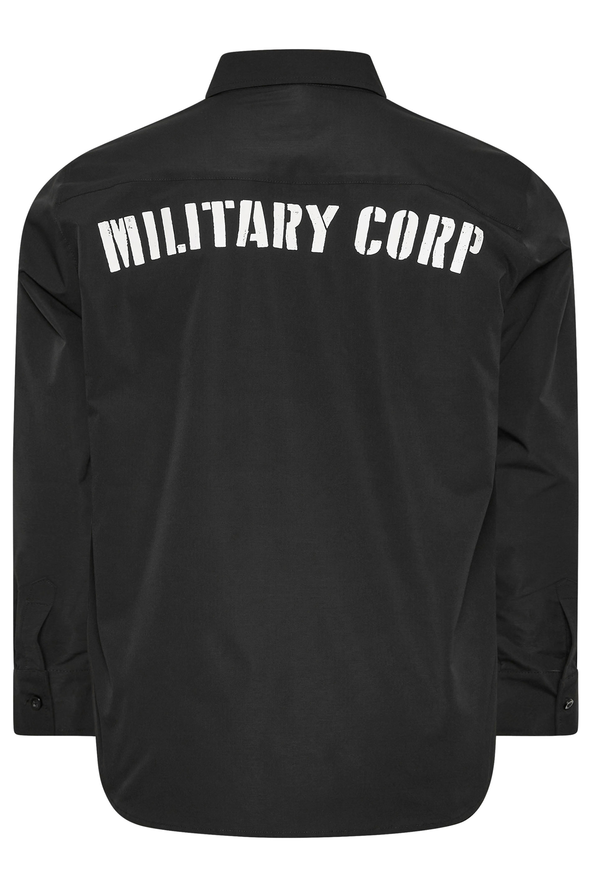 BadRhino Big & Tall Black Military Ripstop Shirt | BadRhino 4