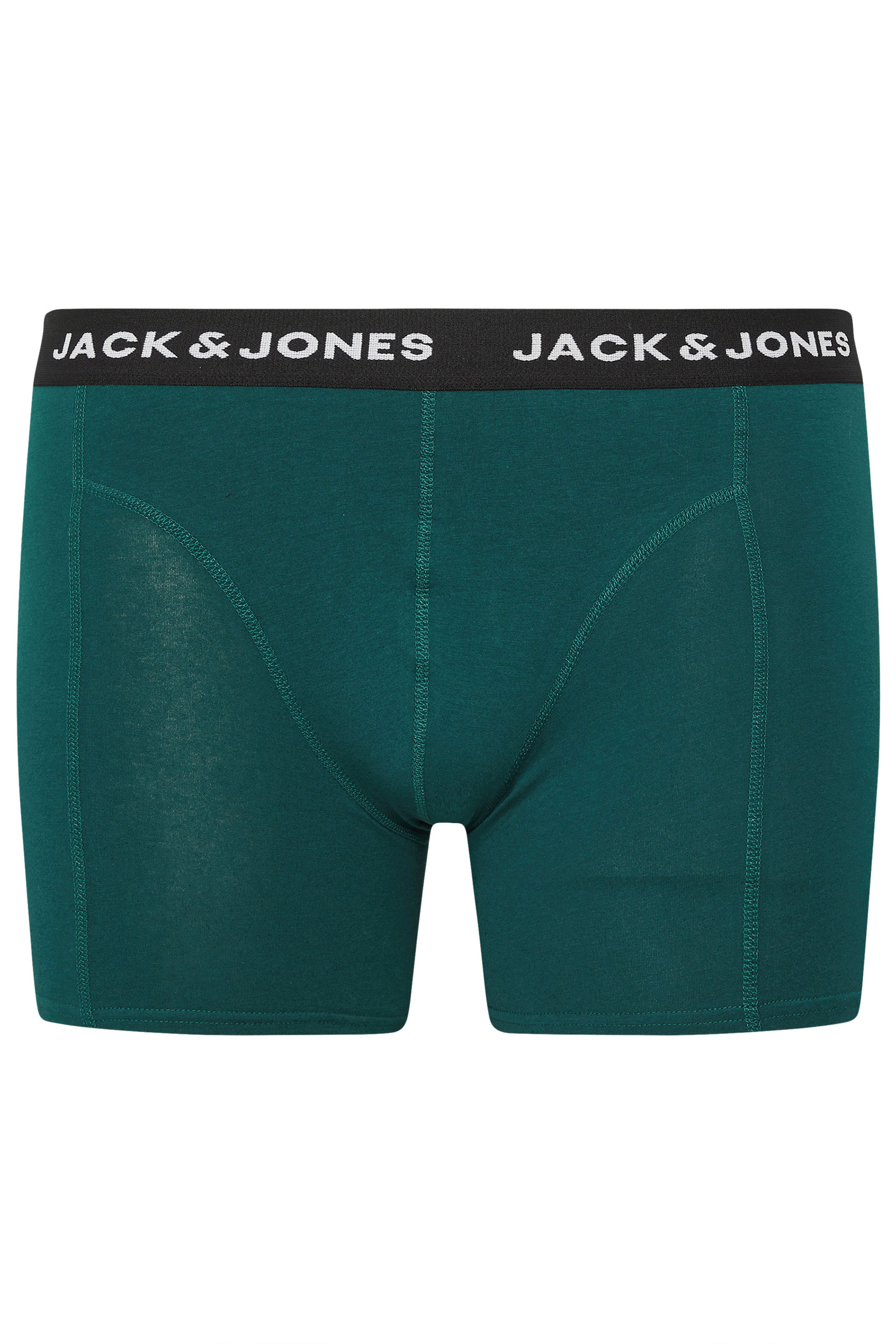 JACK & JONES Big & Tall 5 Pack Orange & Black Boxers | BadRhino 10