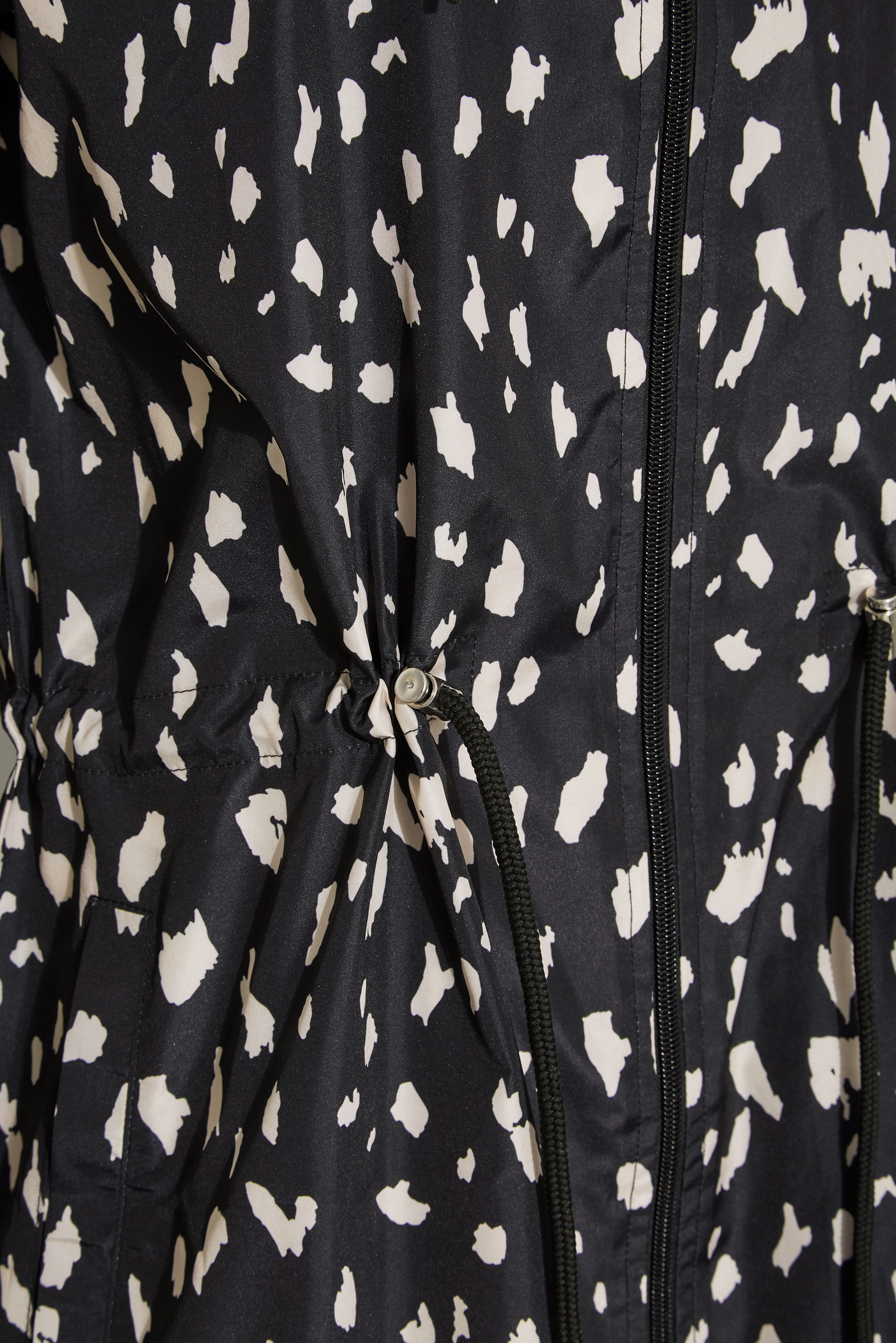 LTS Tall Women's Black Dalmatian Print Pocket Parka | Long Tall Sally  7