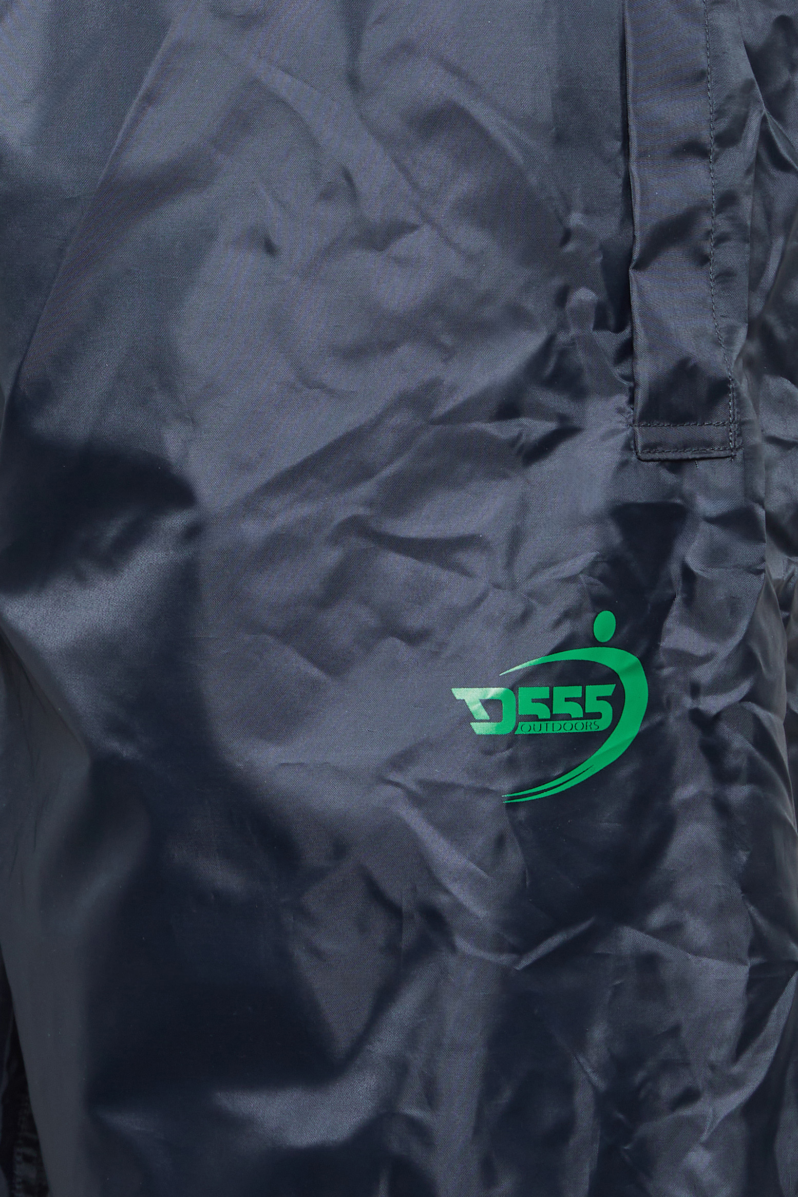 D555 Big & Tall Navy Blue Pack Away Waterproof Trousers | BadRhino 6