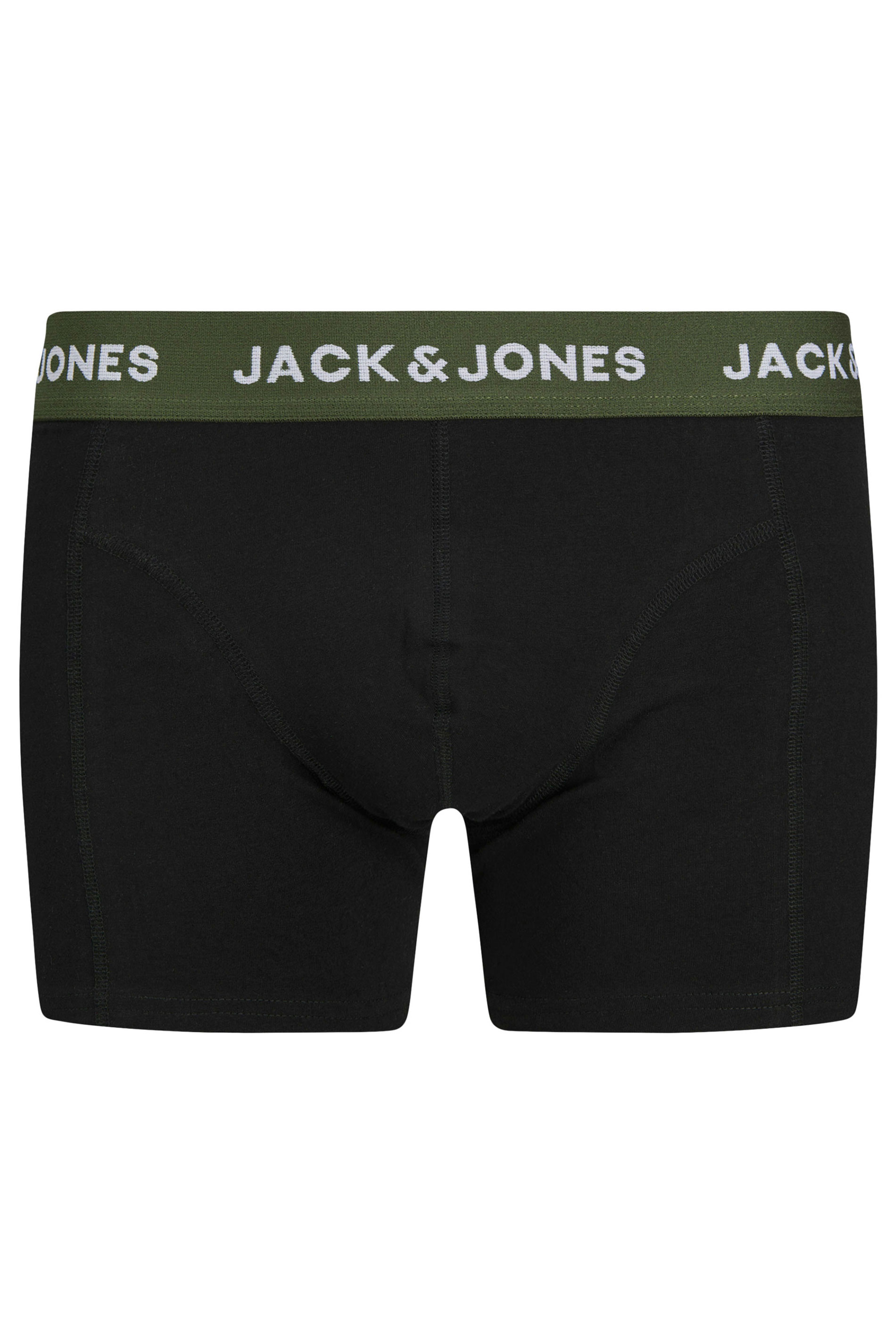 JACK & JONES Big & Tall 5 PACK Black 'Oliver' Boxers | BadRhino 7