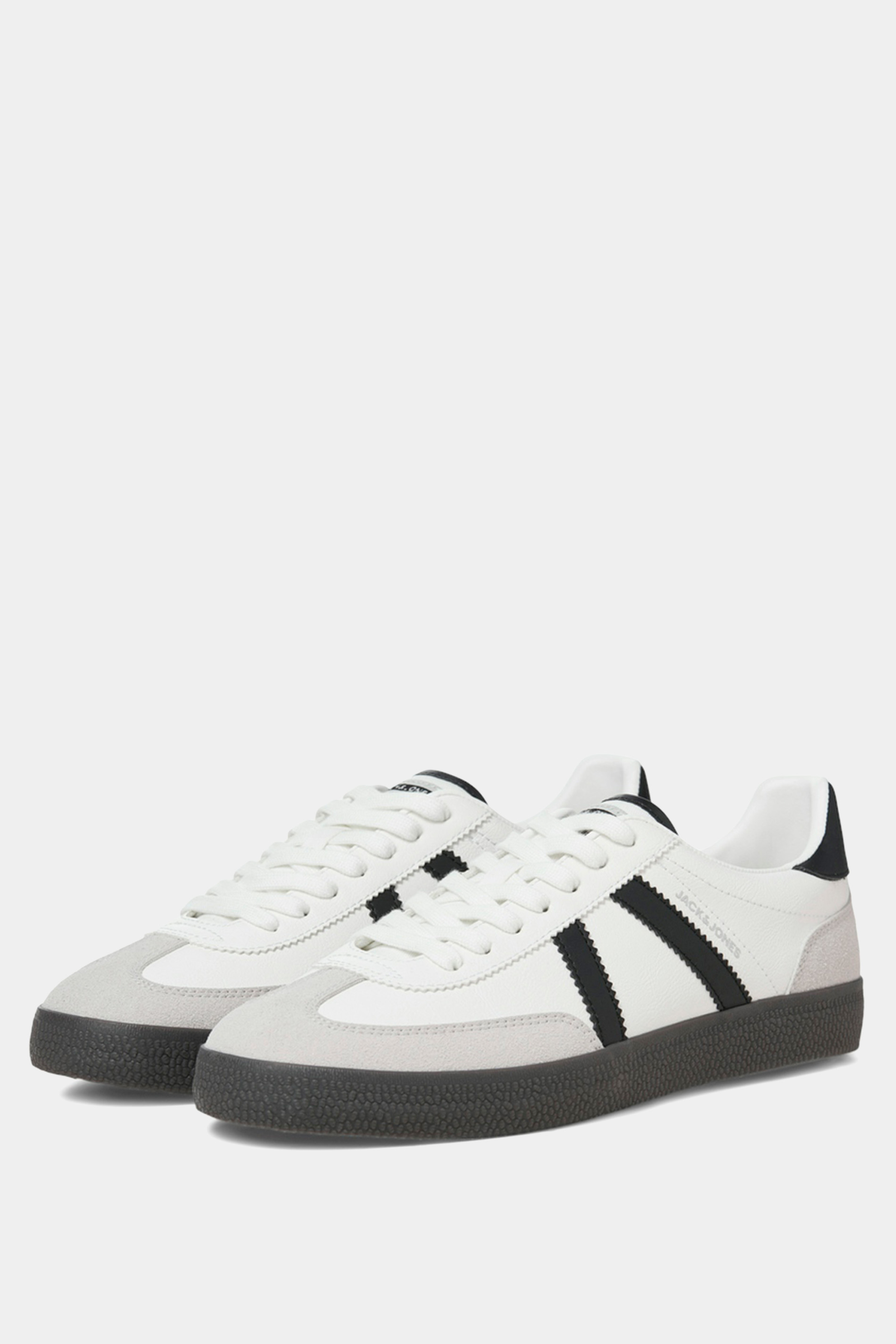 JACK & JONES Bright White PU Trainers | BadRhino 2