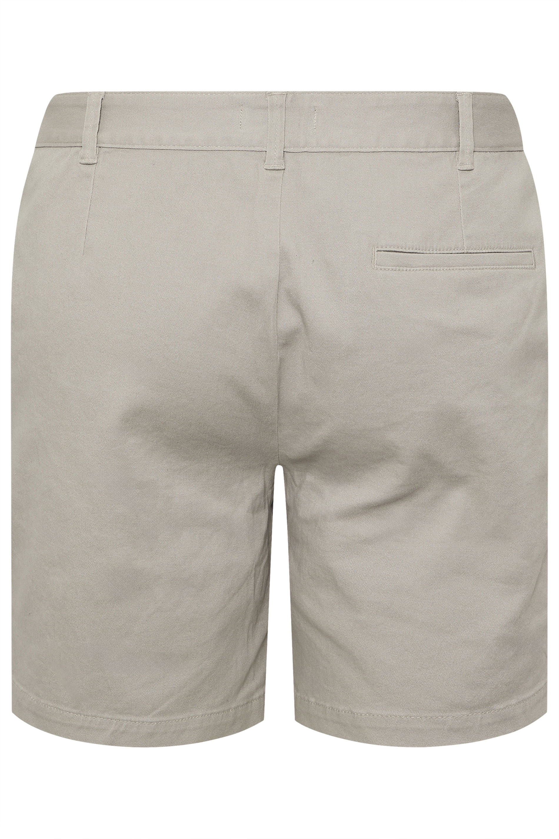 BadRhino Big &Tall Grey Stretch Chino Shorts | BadRhino 7