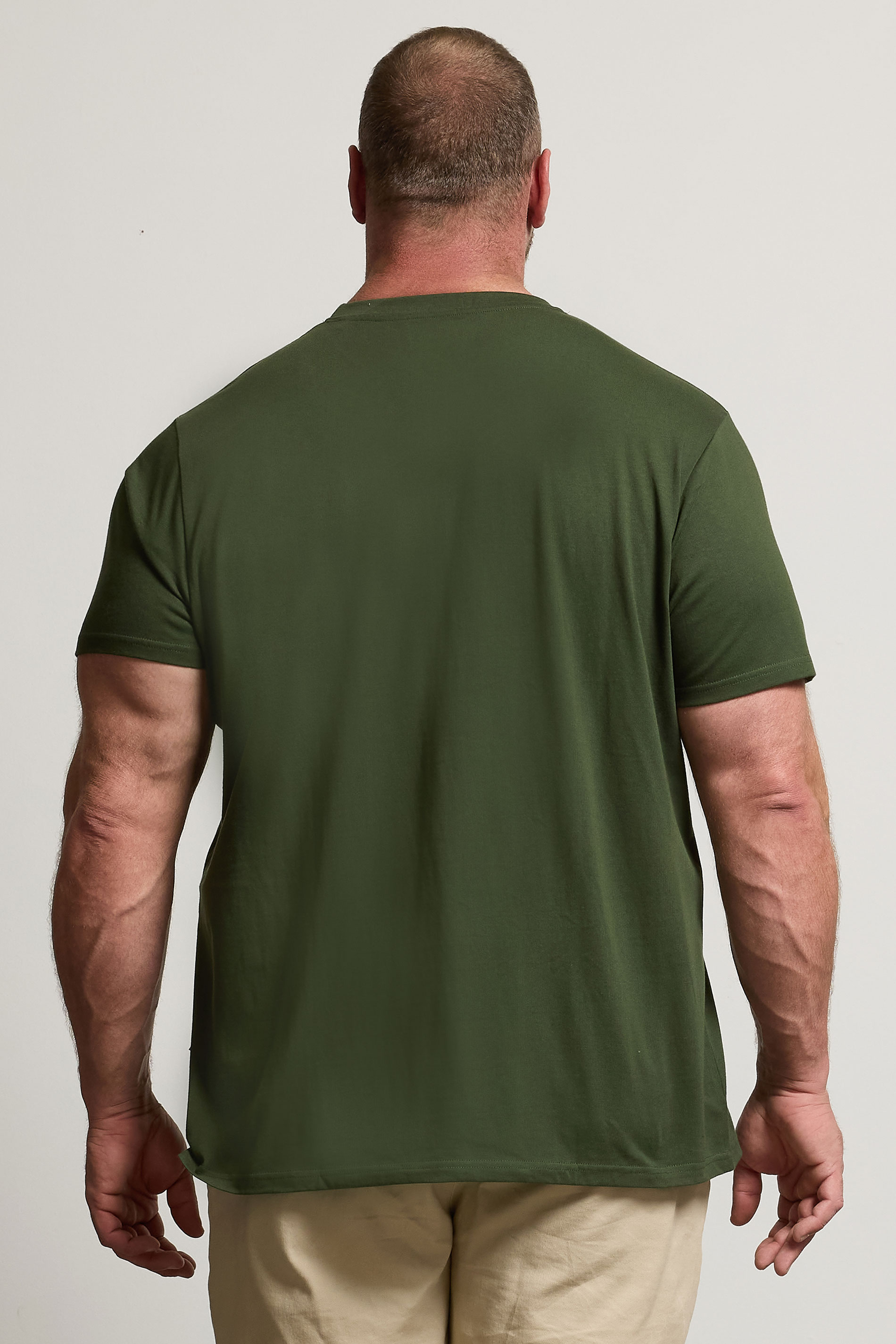 BadRhino Big & Tall Dark Green T-Shirt | BadRhino 3