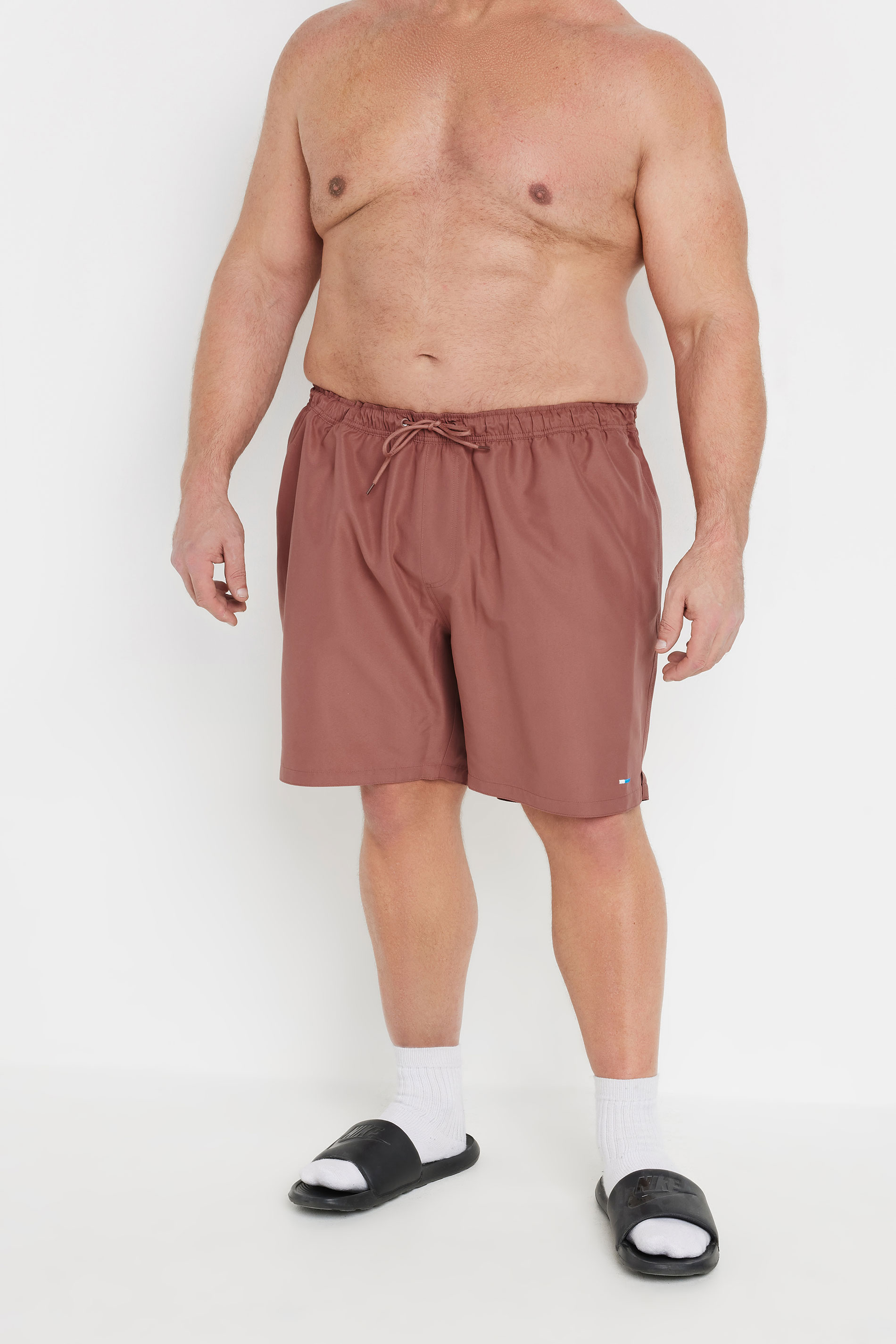 BadRhino Big & Tall Burnt Orange Swim Shorts | BadRhino 2