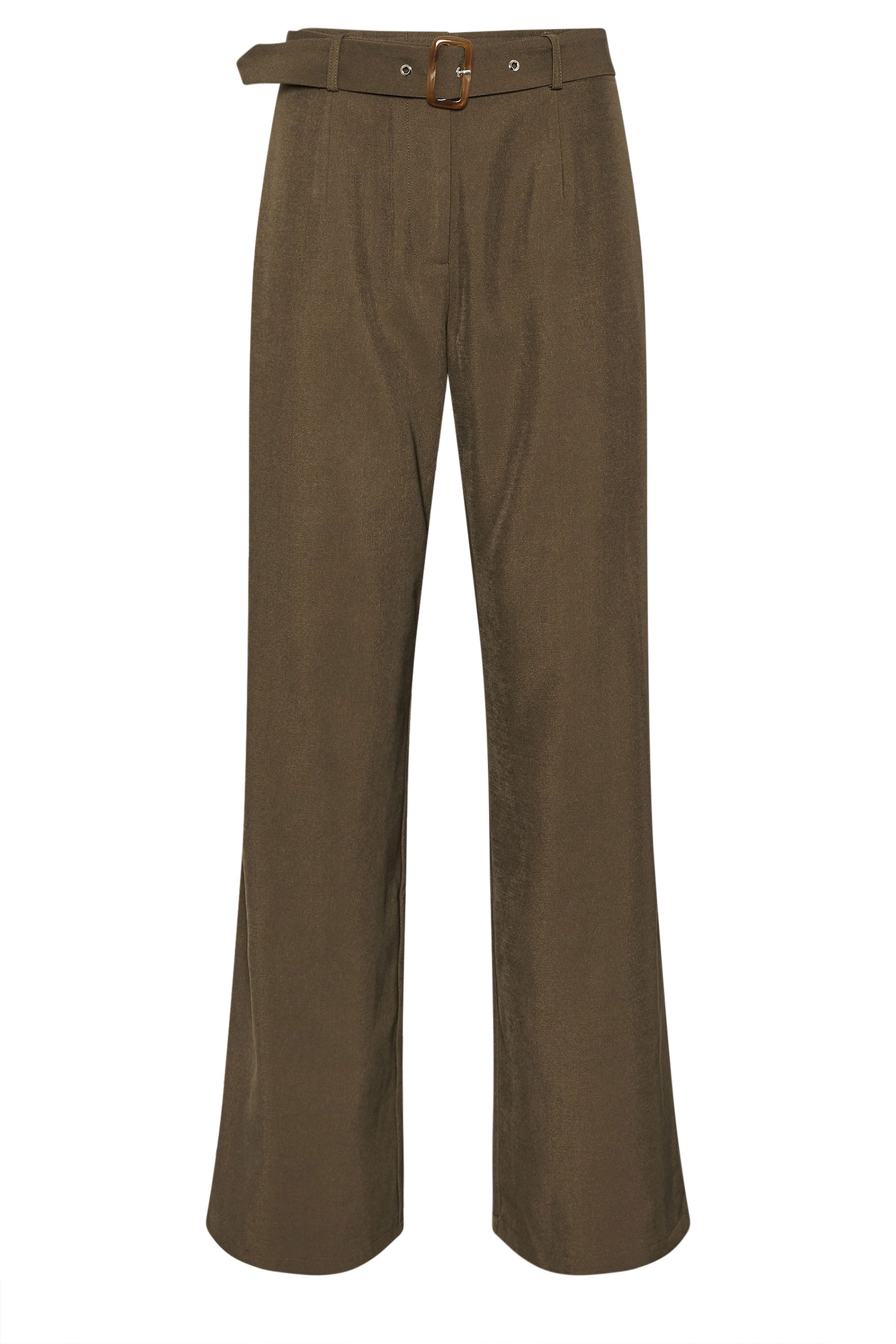 LTS Tall Women's Chocolate Brown Wide Leg Belted Trousers | Long Tall Sally  6