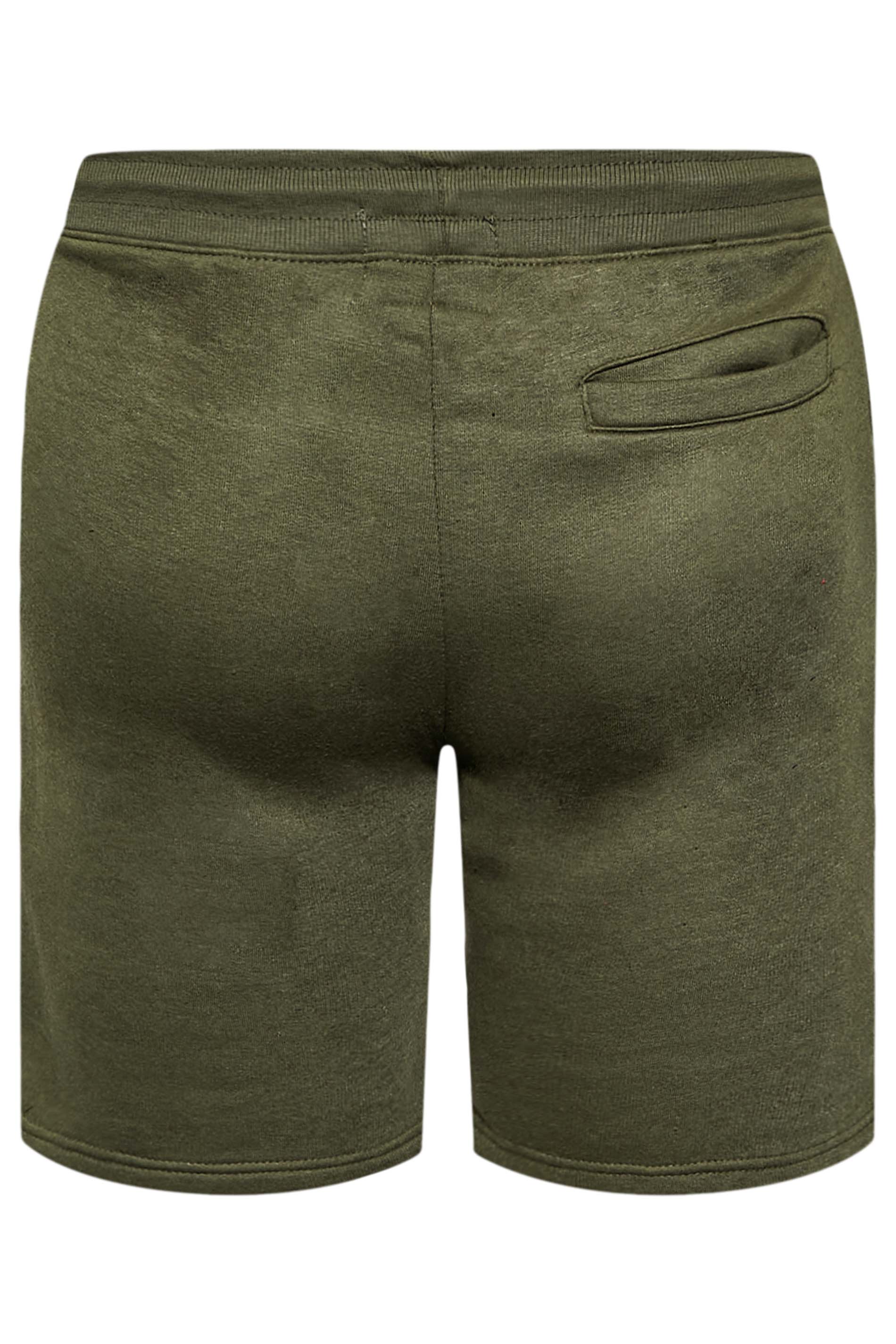 BadRhino Khaki Green Essential Jogger Shorts | BadRhino 7