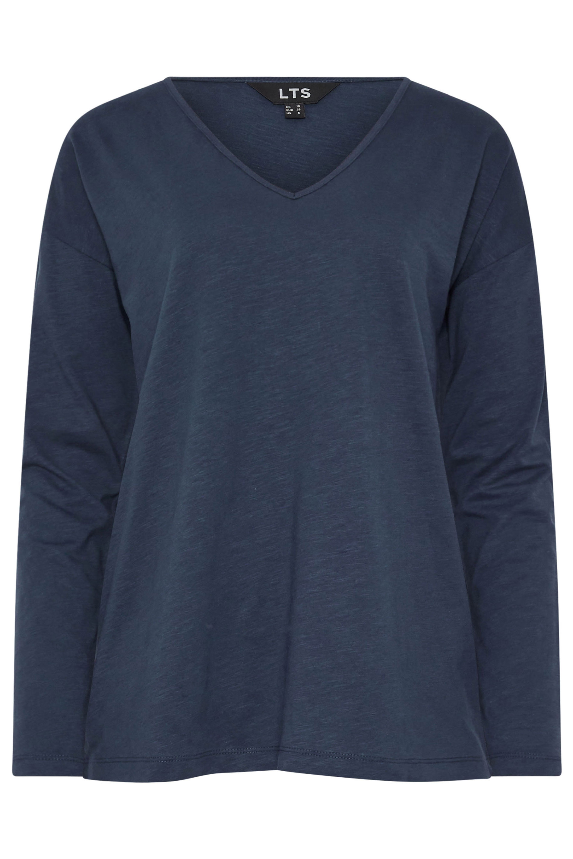 LTS Tall 3 PACK Red, Navy Blue & White V-Neck T-Shirts | Long Tall Sally 11