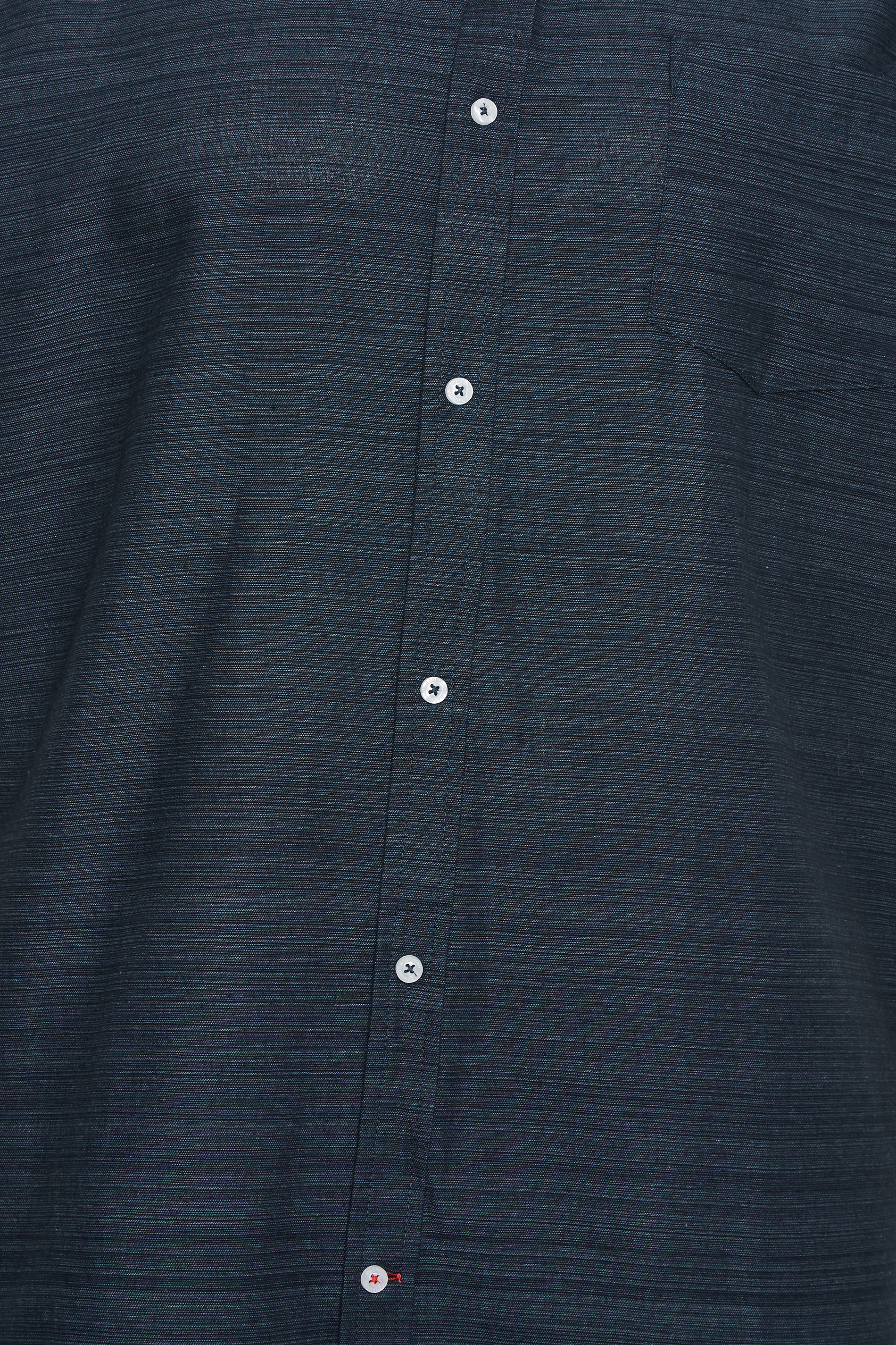 BadRhino Big & Tall Navy Blue Cotton Slub Shirt | BadRhino 3